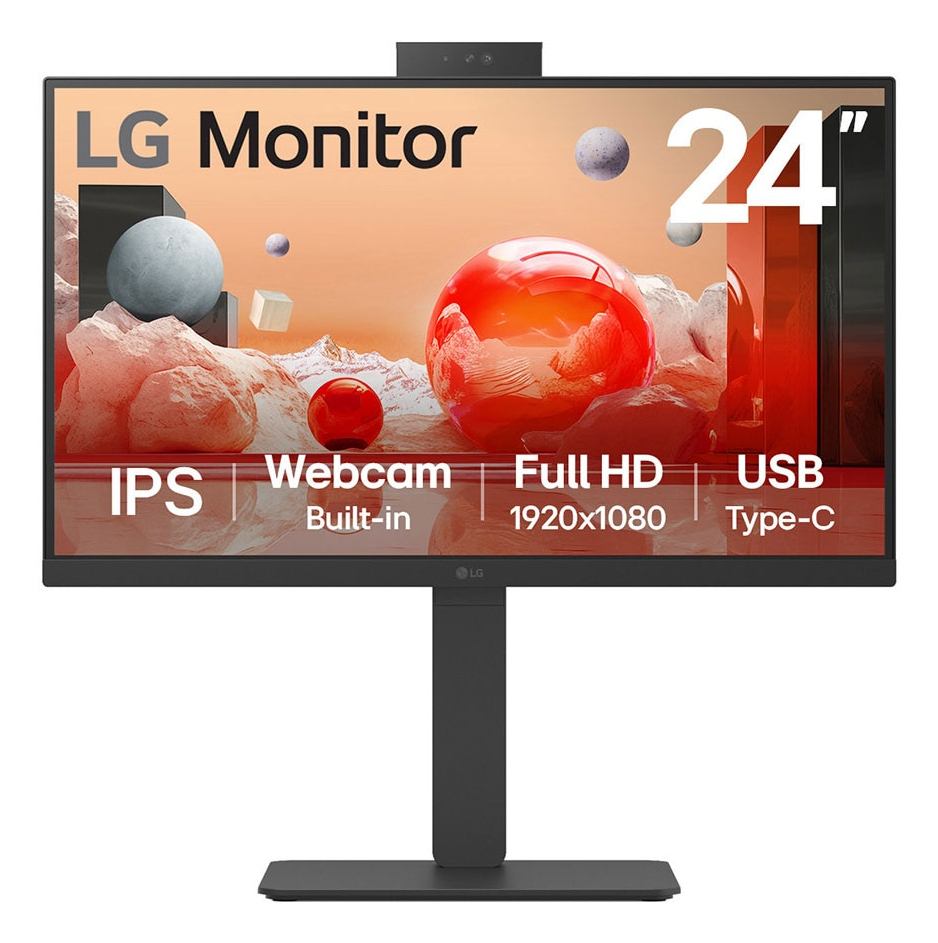 LG 24BA850-B.AEU computer monitor 60.5 cm [23.8] 1920 x 1080 pixels Full HD Black (Dis 24 LG 24BA850-B)
