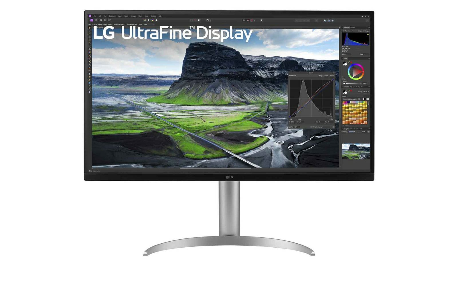 LG 32UQ850V-W computer monitor 80 cm [31.5] 3840 x 2160 pixels 4K Ultra HD LED (80cm/32 [3840x2160] LG UltraFine 32UQ850V-W 16:9 4K IPS 5ms 60Hz HDR400 HDMI DP USB-C Speaker Pivot Silver)