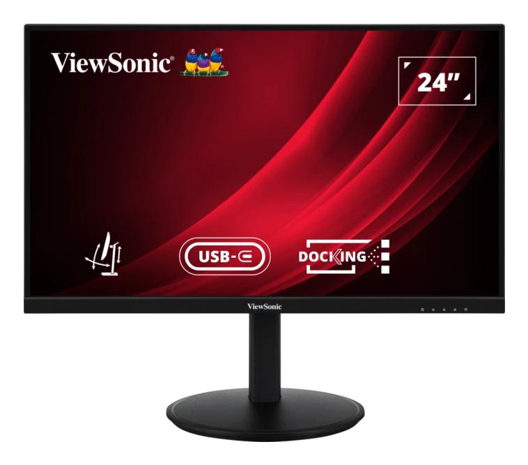 Viewsonic VG Series VG2409U-2 computer monitor 60.5 cm [23.8] 1920 x 1080 pixels Full HD LED Black (LED MONITOR VG2409U-2 24IN 16:9 - FULLHD 300N 1920X1080 5Y WARR)