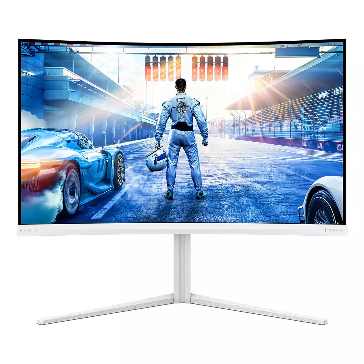 Philips Evnia 5000 32M2C5501/00 computer monitor 80 cm [31.5] 2560 x 1440 pixels Quad HD LCD White (Philips 80.0cm [31.5] 32M2C5501 16:09 2xHDMI+DP Curved w)