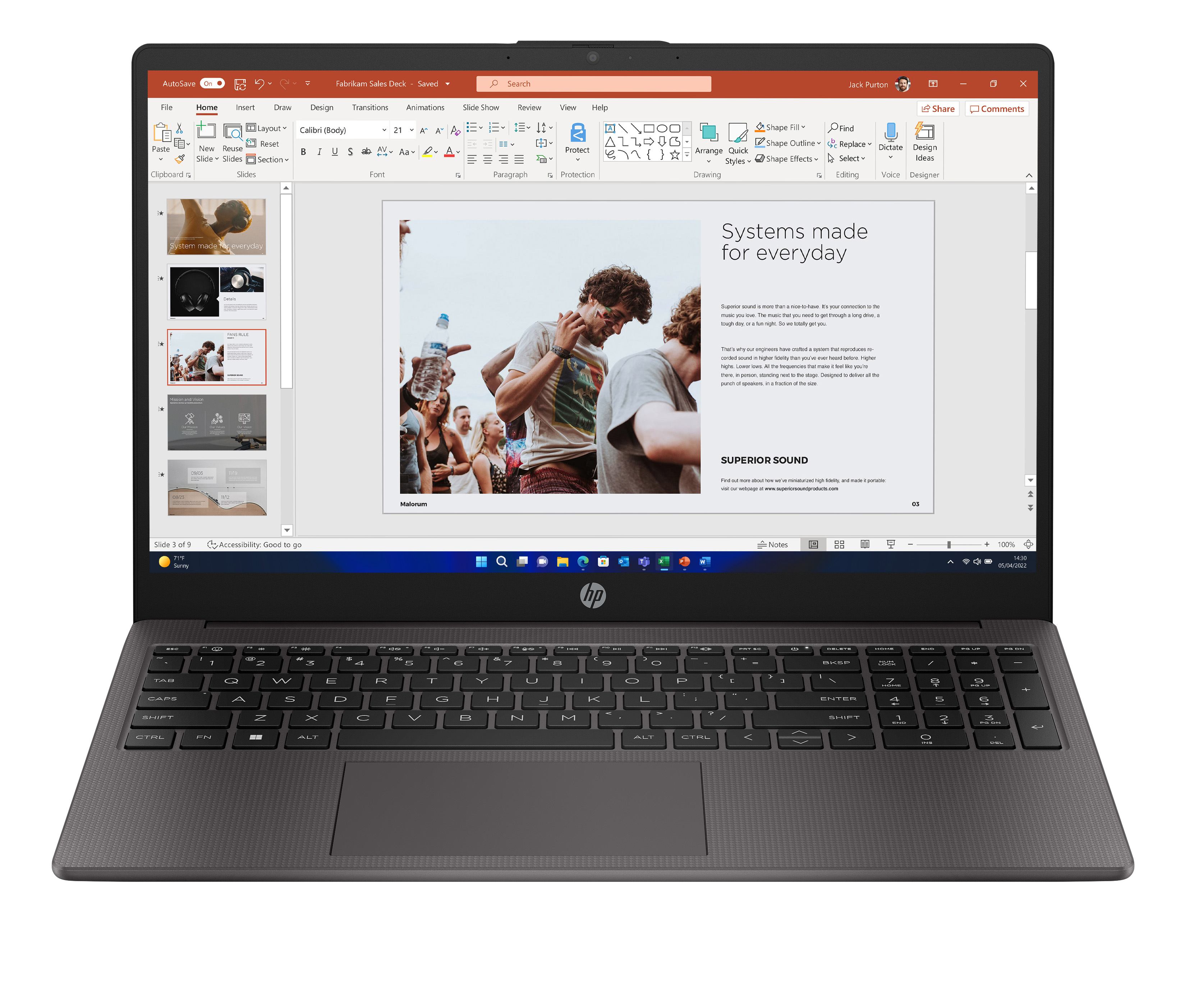 HP 255 G10 AMD Ryzen™ 5 7530U Laptop 39.6 cm [15.6] Full HD 8 GB DDR4-SDRAM 256 GB SSD Wi-Fi 6 [802.11ax] Windows 11 Home Black (HP 255 G10 AK9U8AT#ABU Laptop, 15.6 Inch Full HD 1080p Screen, AMD Ryzen 5 7530U, 8GB RAM, 256GB SSD, Windows 11 Home)