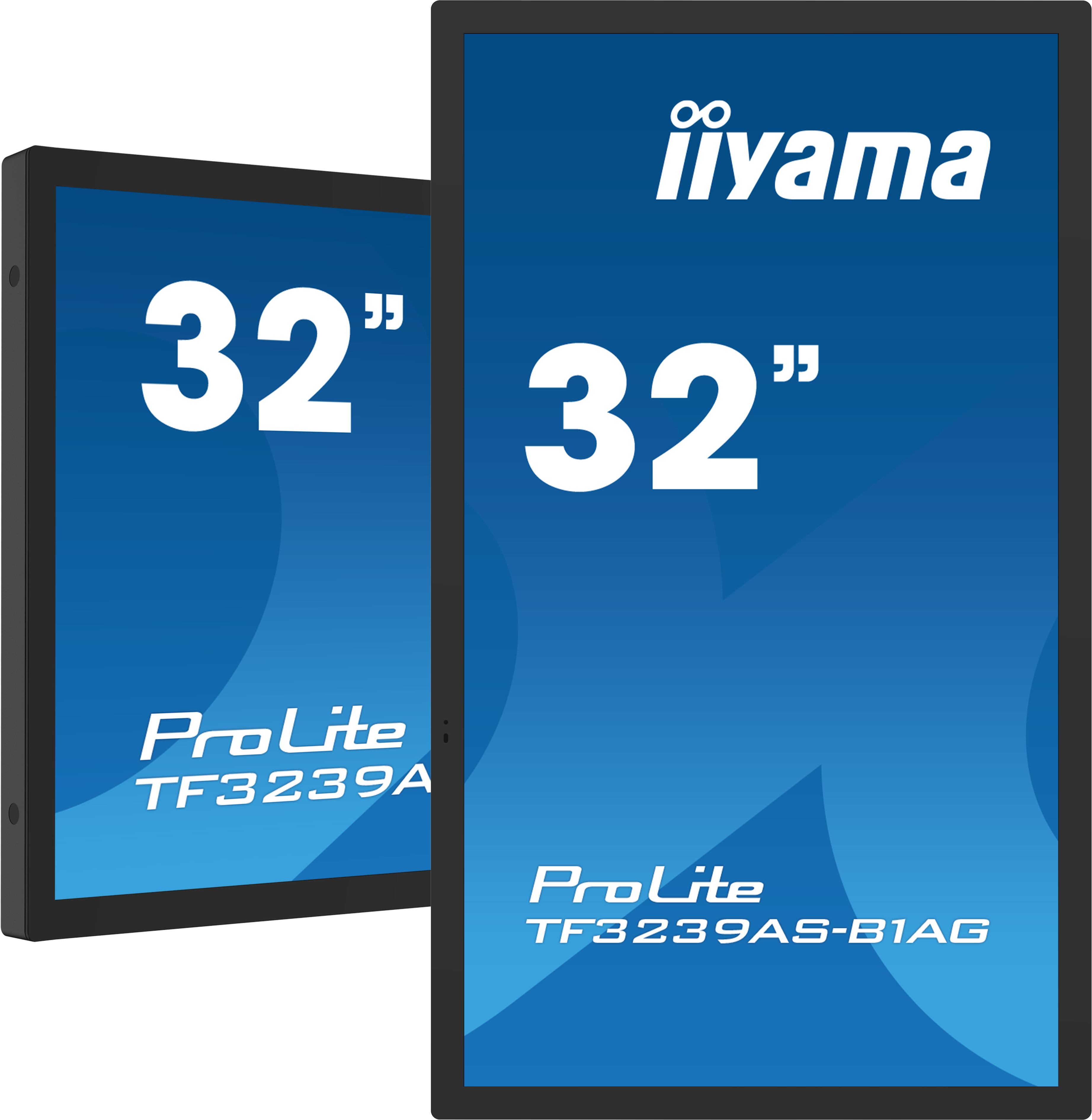 iiyama TF3239AS-B1AG computer monitor 80 cm [31.5] 1920 x 1080 pixels Full HD LED Touchscreen Black (iiyama - TF3239AS-B1AG Signage Display 32')