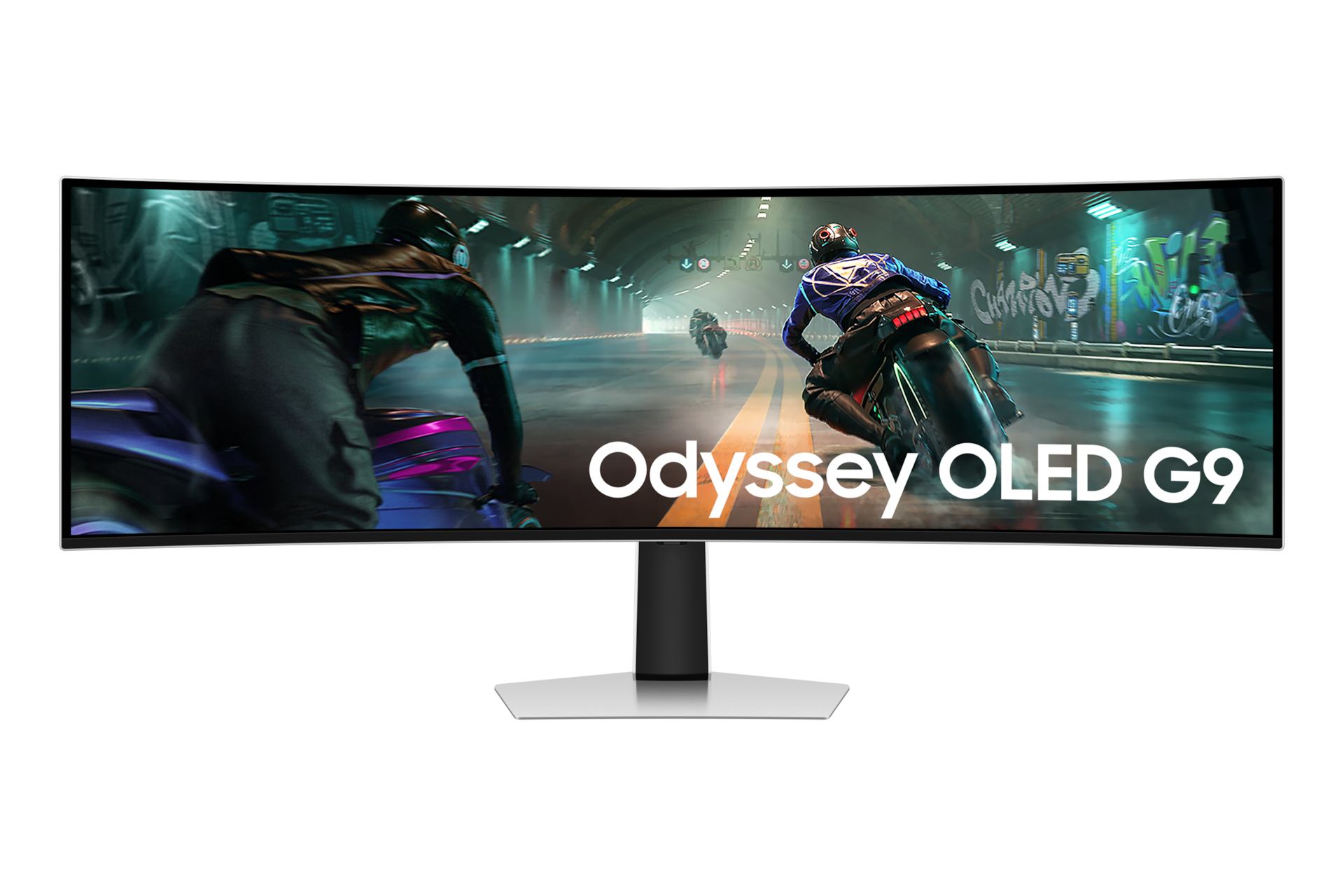 Samsung 49 Odyssey OLED G91SD DQHD, 144Hz Gaming Monitor (Samsung Odyssey OLED G9 S49DG912SU - G91SD Series - OLED monitor - gaming - curved - 49 - 5120 x 1440 Dual Quad HD @ 144 Hz - 250 cd/m² - 1000000:1 - DisplayHDR 400 True Black - 0.03 ms - DisplayPort, Micro HDMI, HDMI - silver)