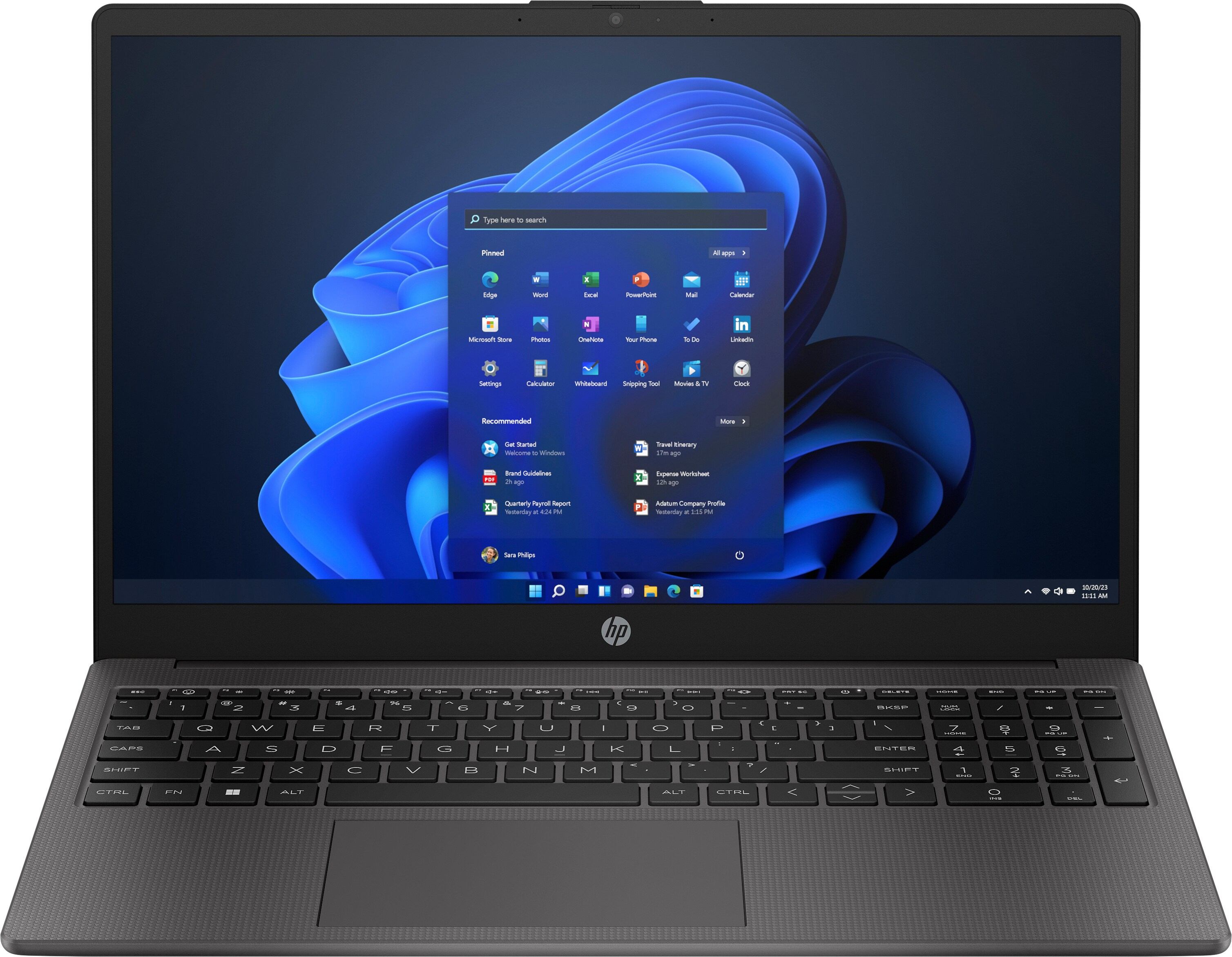 HP 255 G10 AMD Ryzen™ 7 7730U Laptop 39.6 cm [15.6] Full HD 16 GB DDR4-SDRAM 512 GB SSD Wi-Fi 6 [802.11ax] Windows 11 Pro Grey (HP 15.6 7730U W11P 255 G10 AA1D6ES#ABU)
