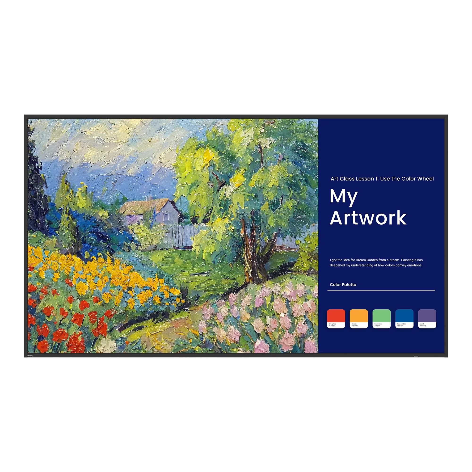 BenQ SL6504 Smart Signage Display Digital signage flat panel 165.1 cm [65] LCD 500 cd/m² 4K Ultra HD Black Built-in processor Android (SL6504 65IN WIDE TFT 165.1CM)