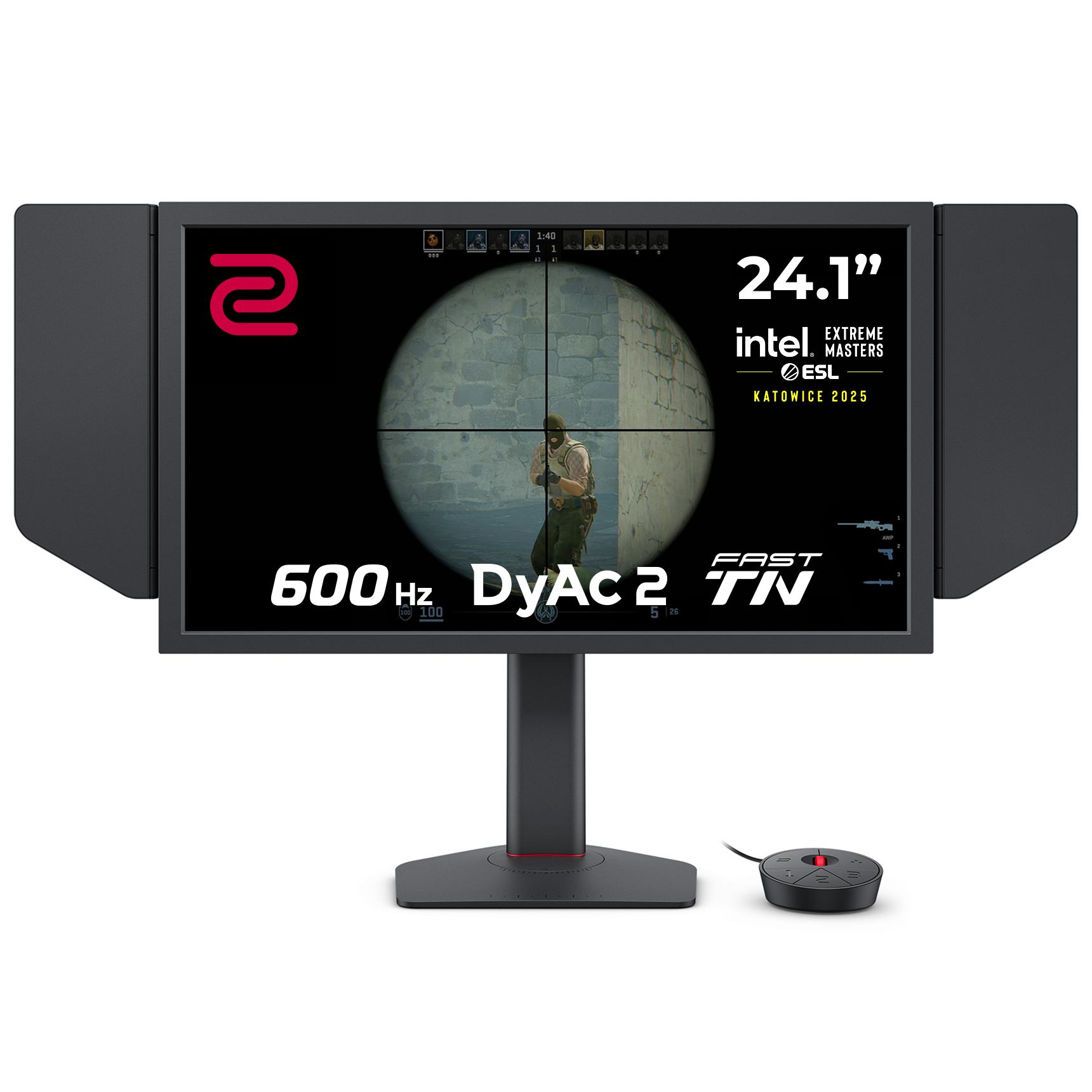 ZOWIE XL2586X+ computer monitor 61.2 cm [24.1] 1920 x 1080 pixels Full HD Black (ZOWIE XL2586X+ 24.1IN 62.18CM - 600HZ FAST TN 1920X1080 16:9 320)