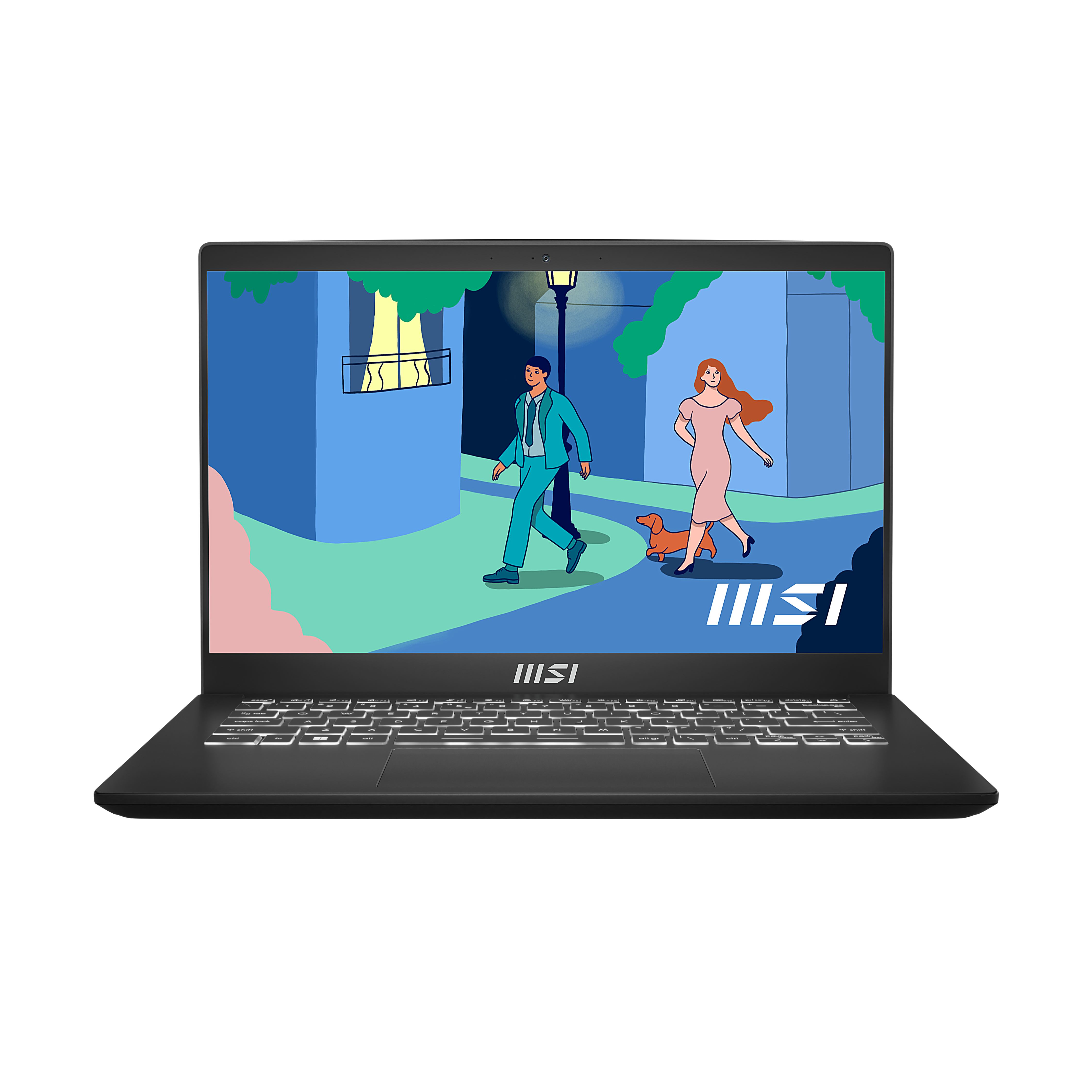 MSI Modern 14 C7M-407UK laptop AMD Ryzen™ 5 7430U 35.6 cm [14] Full HD 8 GB DDR4-SDRAM 512 GB SSD Wi-Fi 6E [802.11ax] Windows 11 Home Black QWERTY UK English (MSI Modern 14 C7M Modern 14 C7M-407UK 35.6 cm [14] Clamshell Notebook - Full HD - AMD Ryzen 5 7430U - 8 GB - 512 GB SSD - Classic Black)