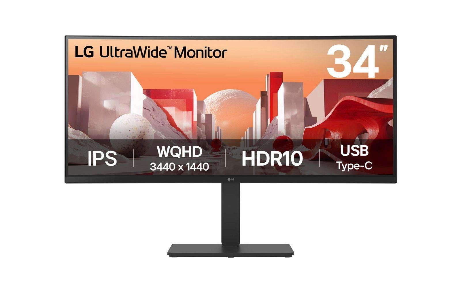 LG 34BA75QE-B computer monitor 86.4 cm [34] 3440 x 1440 pixels Wide Quad HD LCD Black (86,72cm/34 [3440x1440] LG 34BA75QE-B 21:9 WQHD IPS Curved 5ms 60Hz HDR10 HDMI DP USB-C Speaker)