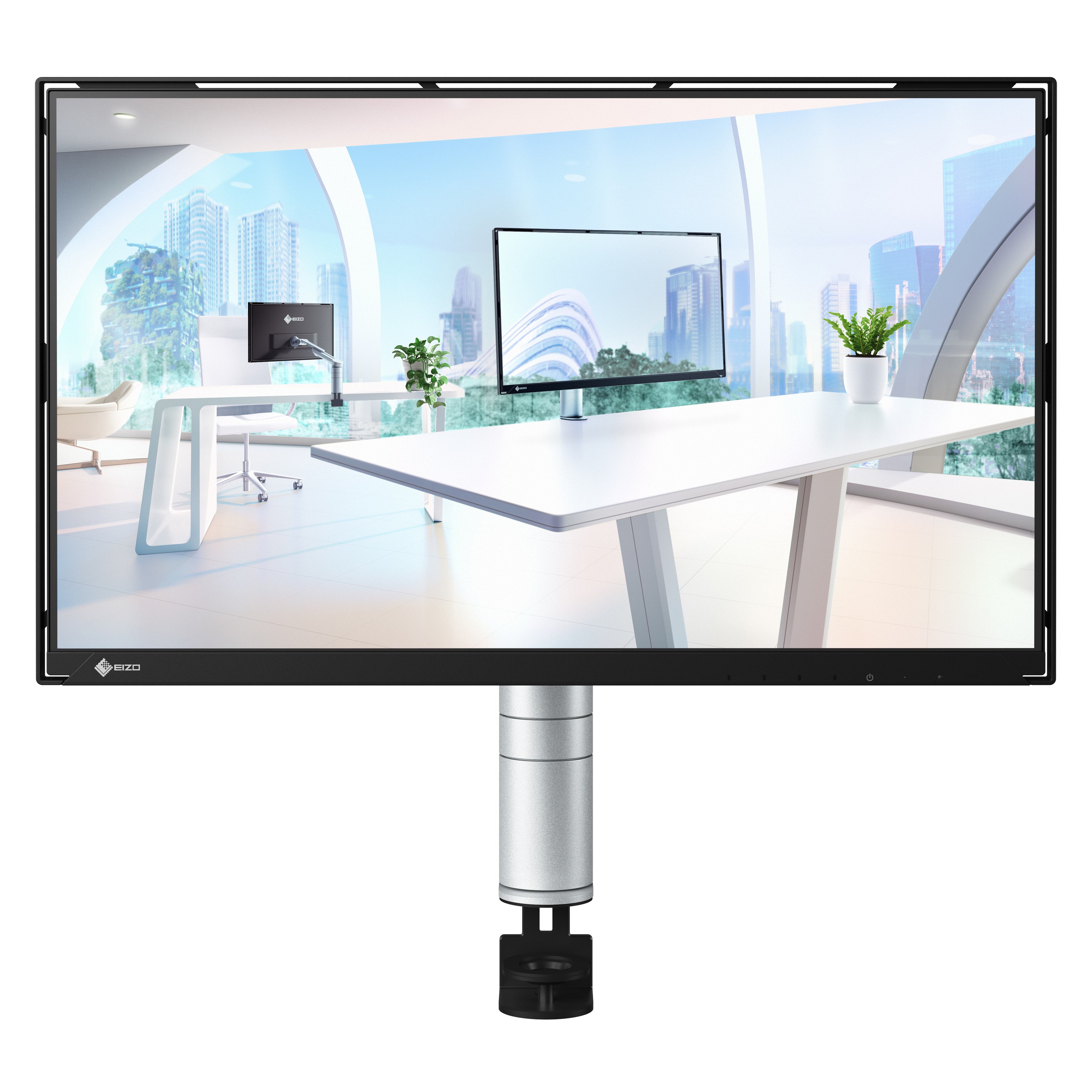 EIZO FlexScan FLT computer monitor 60.5 cm [23.8] 1920 x 1080 pixels Full HD LCD Black ([UK] [NEW] EIZO FLT-BK 24 IPS/LED USB TYPE-C WITH STYLISH AND FUNCTIONAL ARM)