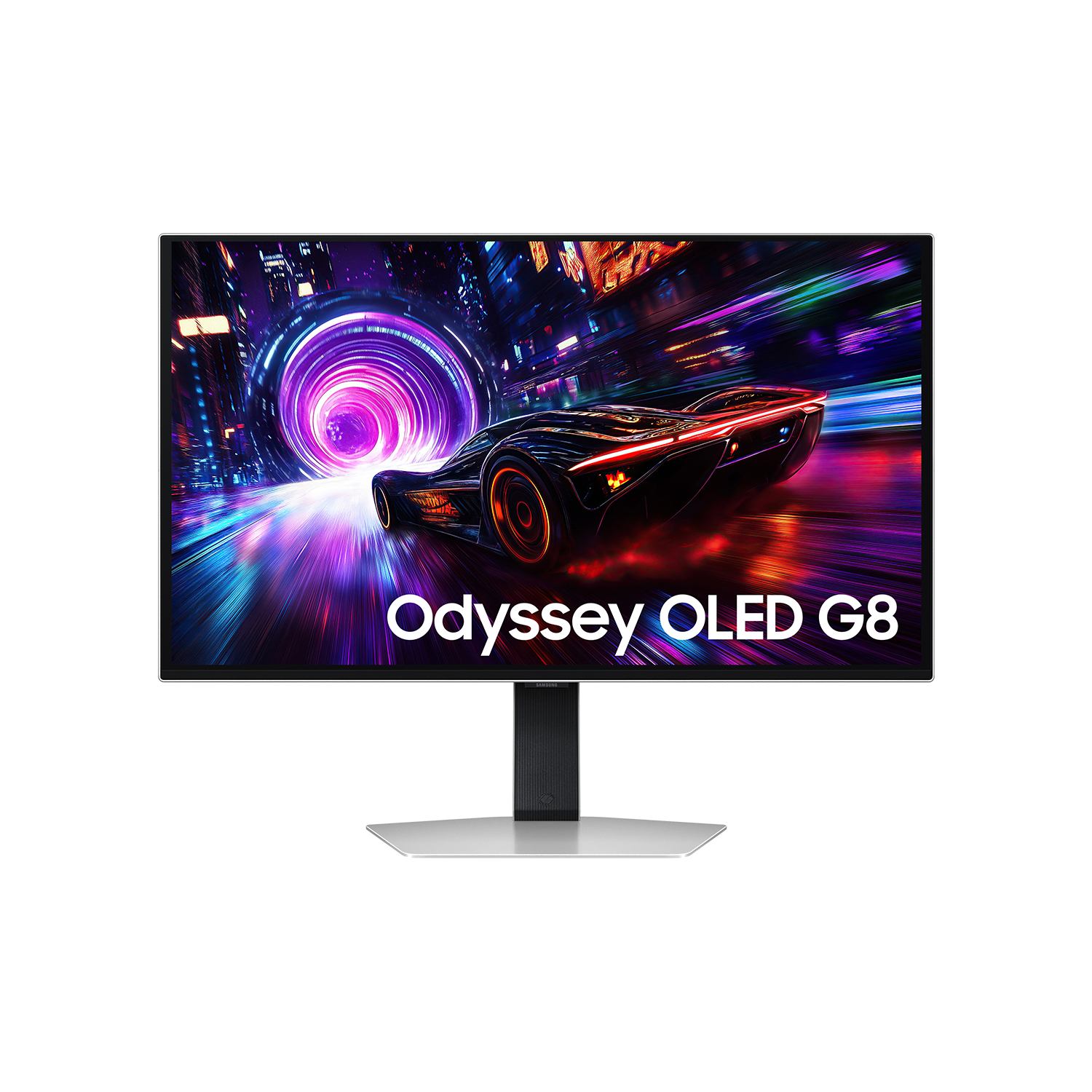Samsung S32FG810SU computer monitor 81.3 cm [32] 2160 x 3840 pixels 4K Ultra HD OLED Silver (81,3cm/32 [3840x2160] Samsung Odyssey OLED G8 G81SF 16:9 4K OLED 0,03ms 240Hz HDMI 2.1 DisplayPort 1.4 USB-B USB-A VESA HDR FreeSync G-Sync Silvr)