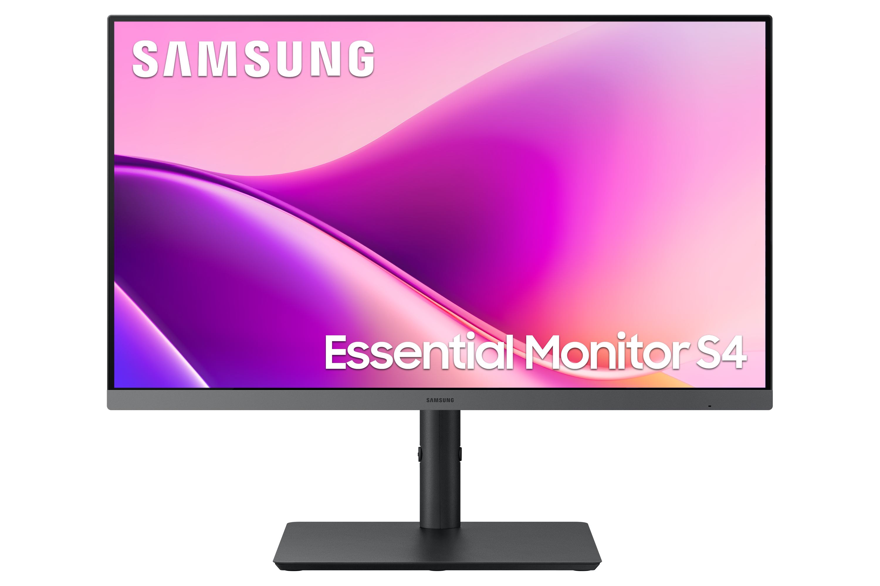 Samsung S43UF computer monitor 61 cm [24] 1920 x 1080 pixels Full HD LCD Black (Samsung Essential S4 S24F430UAU - S43UF Series - LED monitor - 24 - 1920 x 1080 Full HD [1080p] @ 100 Hz - IPS - 300 cd/m² - 1000:1 - 5 ms - HDMI, DisplayPort, USB-C - black)