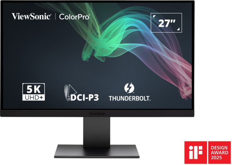 Viewsonic VP2788-5K computer monitor 68.6 cm [27] 5120 x 2880 pixels 5K Ultra HD LED Black (VP2788-5K 27IN 5K 5120X2880 - 16:9 LCD 5MS 2000:1 HDMI/DP/USB)