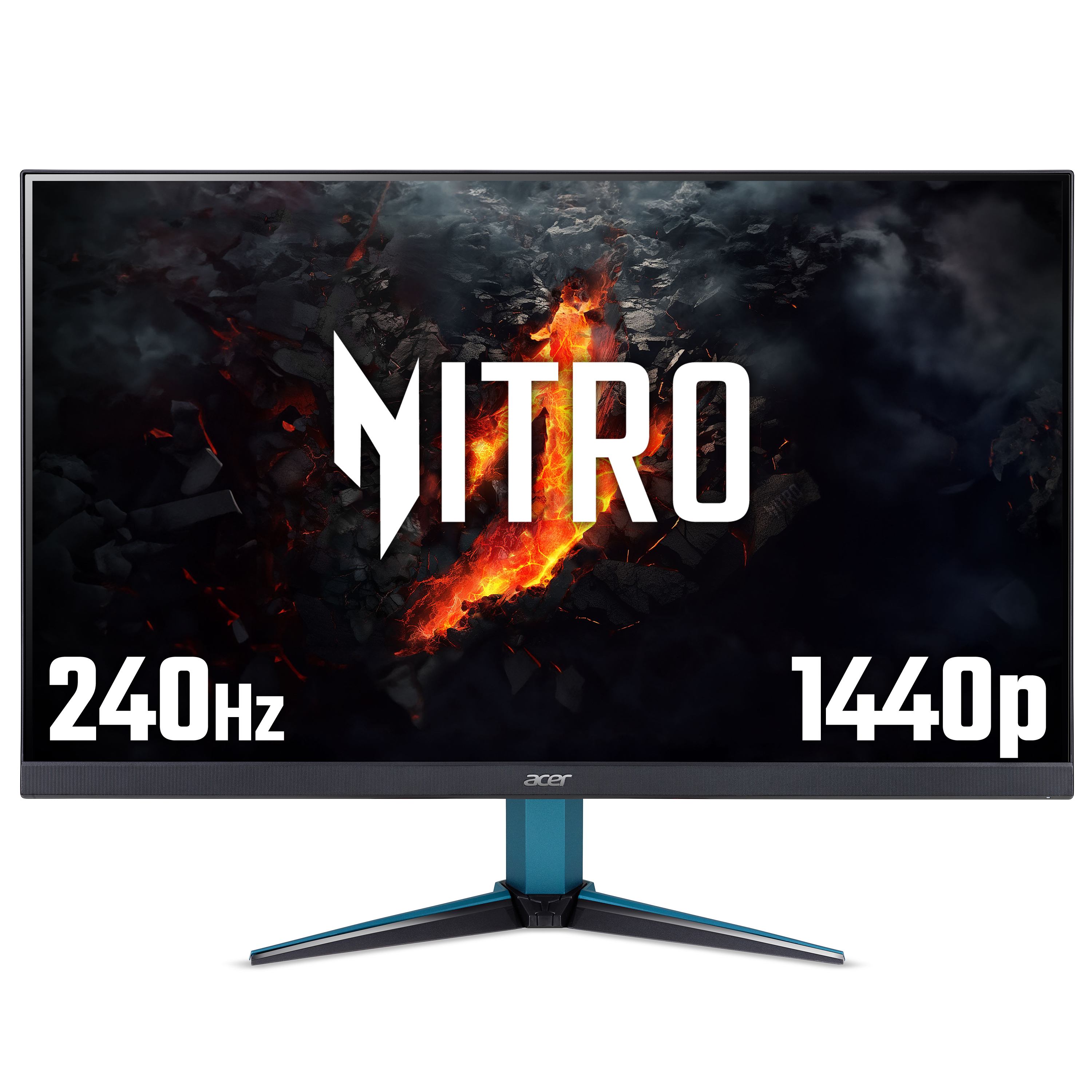Acer NITRO VG2 Nitro VG272UW2 - 27 Quad HD [2560x1440], 240Hz, 0.5ms, ZeroFrame, HDR400, AMD FreeSync Premium Gaming Monitor (NITRO VG272UW2BMIIPX 27IN 240HZ QHD)