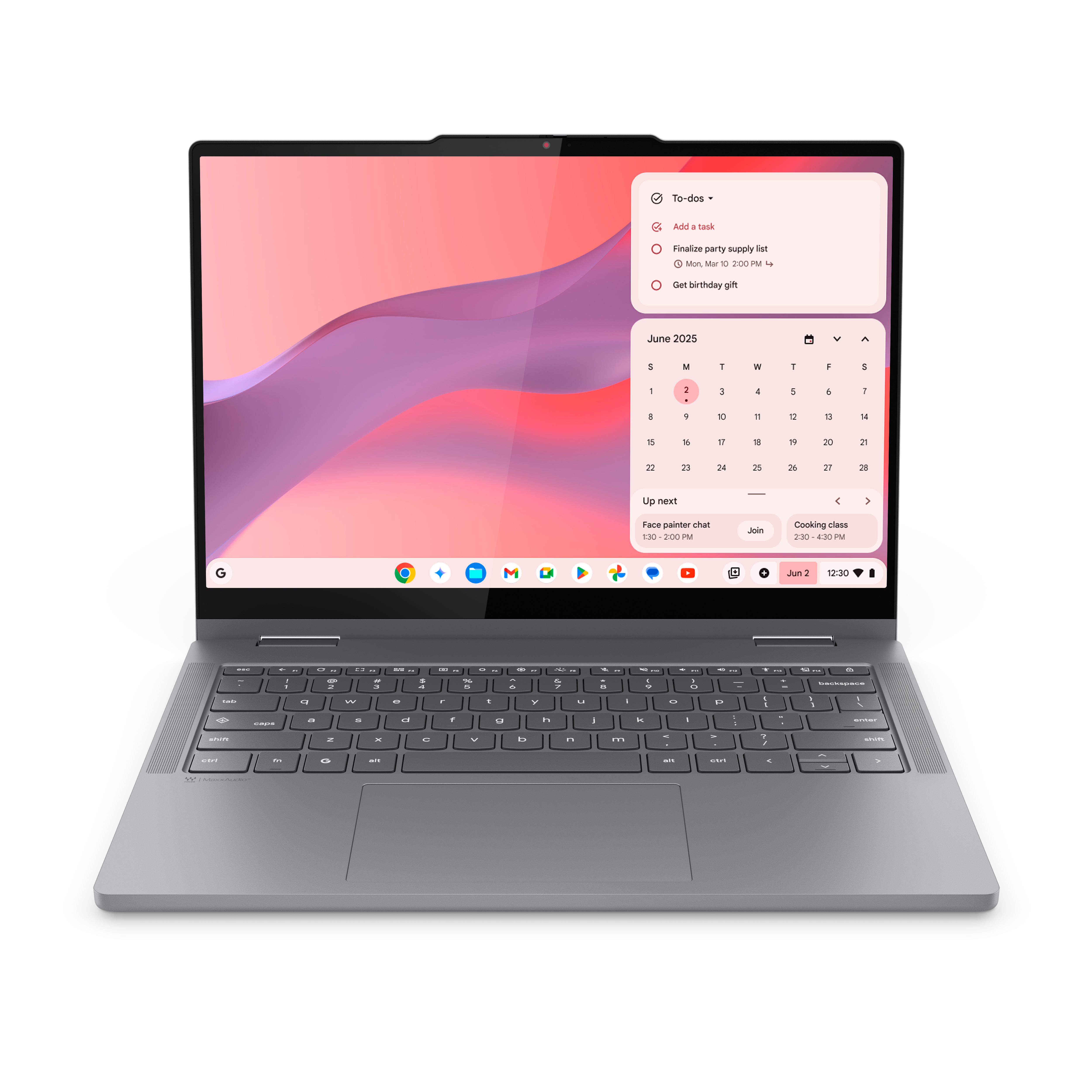 Lenovo Chrome 2in1 14IRU10 Intel Core 5 120U Chromebook 35.6 cm [14] Touchscreen WUXGA 8 GB LPDDR5-SDRAM 128 GB UFS Wi-Fi 6E [802.11ax] ChromeOS Grey English (LENOVO CHROME PLUS 2IN1 - ULTRA5-120U 14IN TOUCH COS 8GB 1)