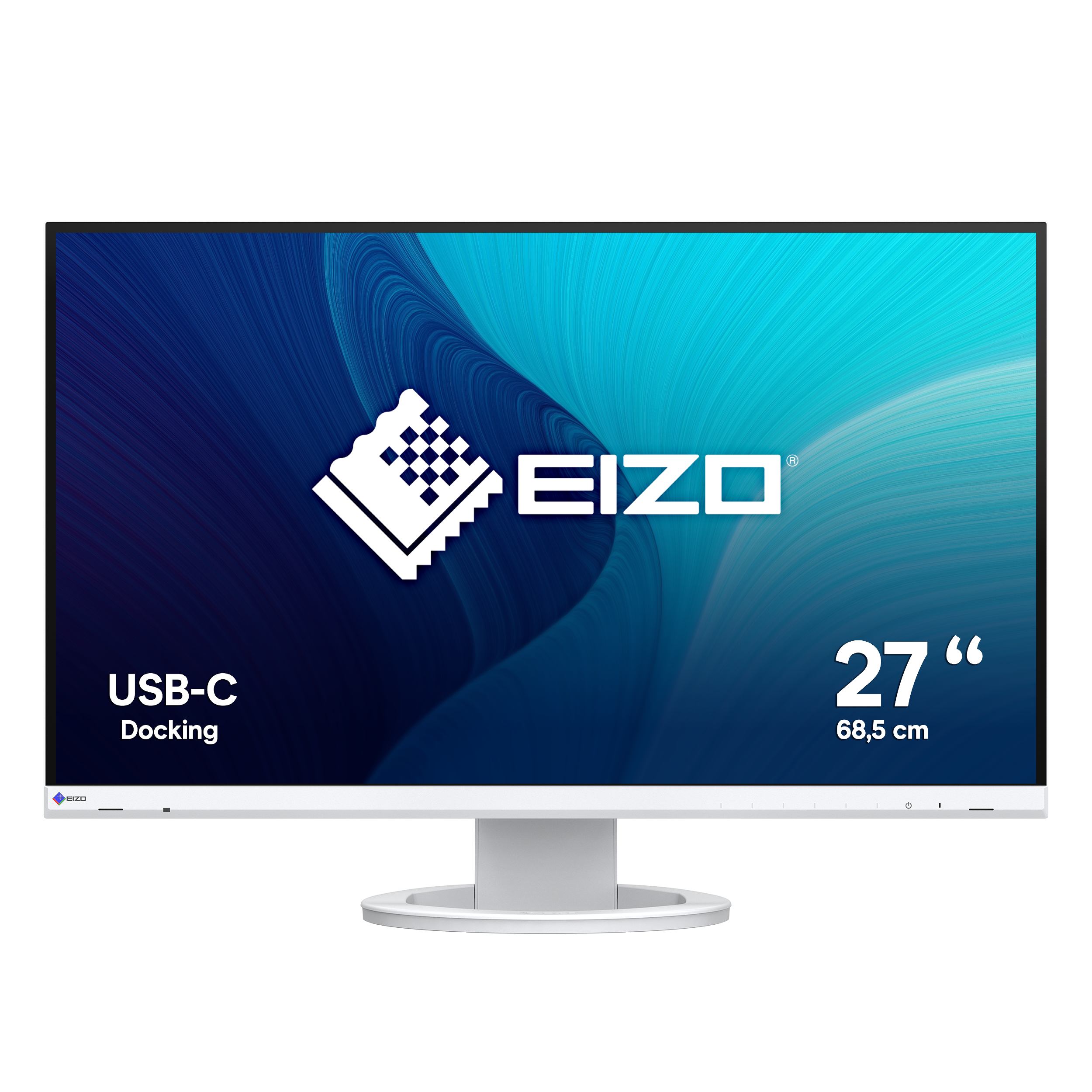 EIZO FlexScan EV2720S-WT computer monitor 68.6 cm [27] 2560 x 1440 pixels Quad HD LCD White (EIZO 68.5cm [27] EV2720-WT 16:9 HD)