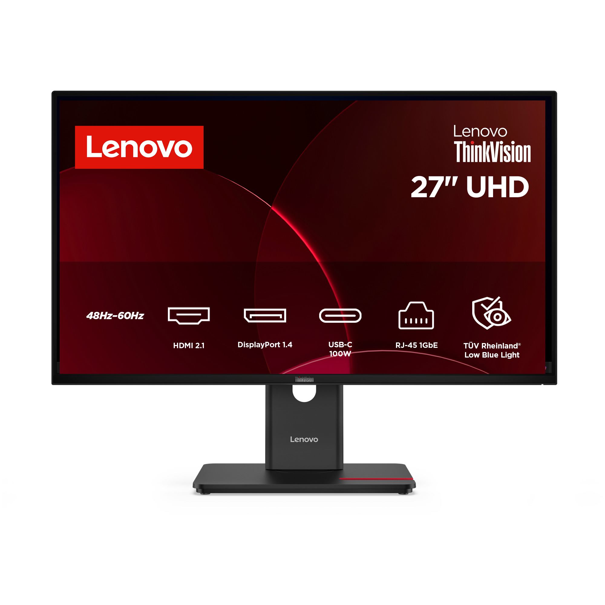 Lenovo ThinkVision T27UD-40 Monitor (ThinkVision T27UD-40 UHD-4K/USB-C/27Monitor. WARRANTY: 3YR CCR)