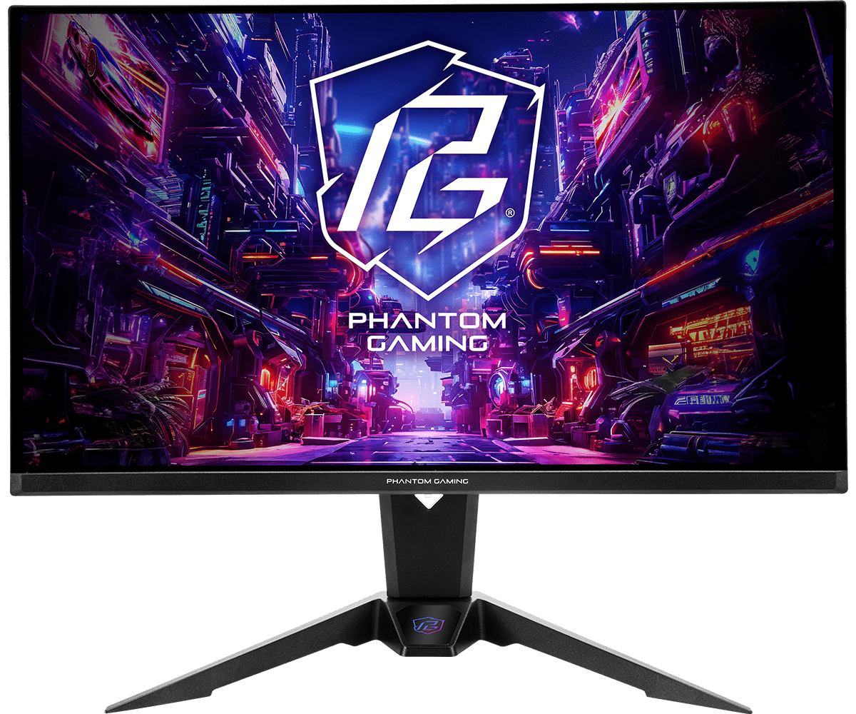 Asrock PGO27QFV computer monitor 68.6 cm [27] 2560 x 1440 pixels Quad HD QD-OLED Black (ASRock Phantom Gaming PGO27QFV 27 Inch QHD [2560 x 1440] Flat QD-OLED Gaming Monitor, 360Hz 0.03ms [GTG] Response Time, 2 x HDMI 2.1; 1 x DisplayPort 1.4, 1 x Type-C [DP Alt Mode / PD 15W], Height, Swivel, Tilt Adjustment, Integrated Wi-Fi Antenna)