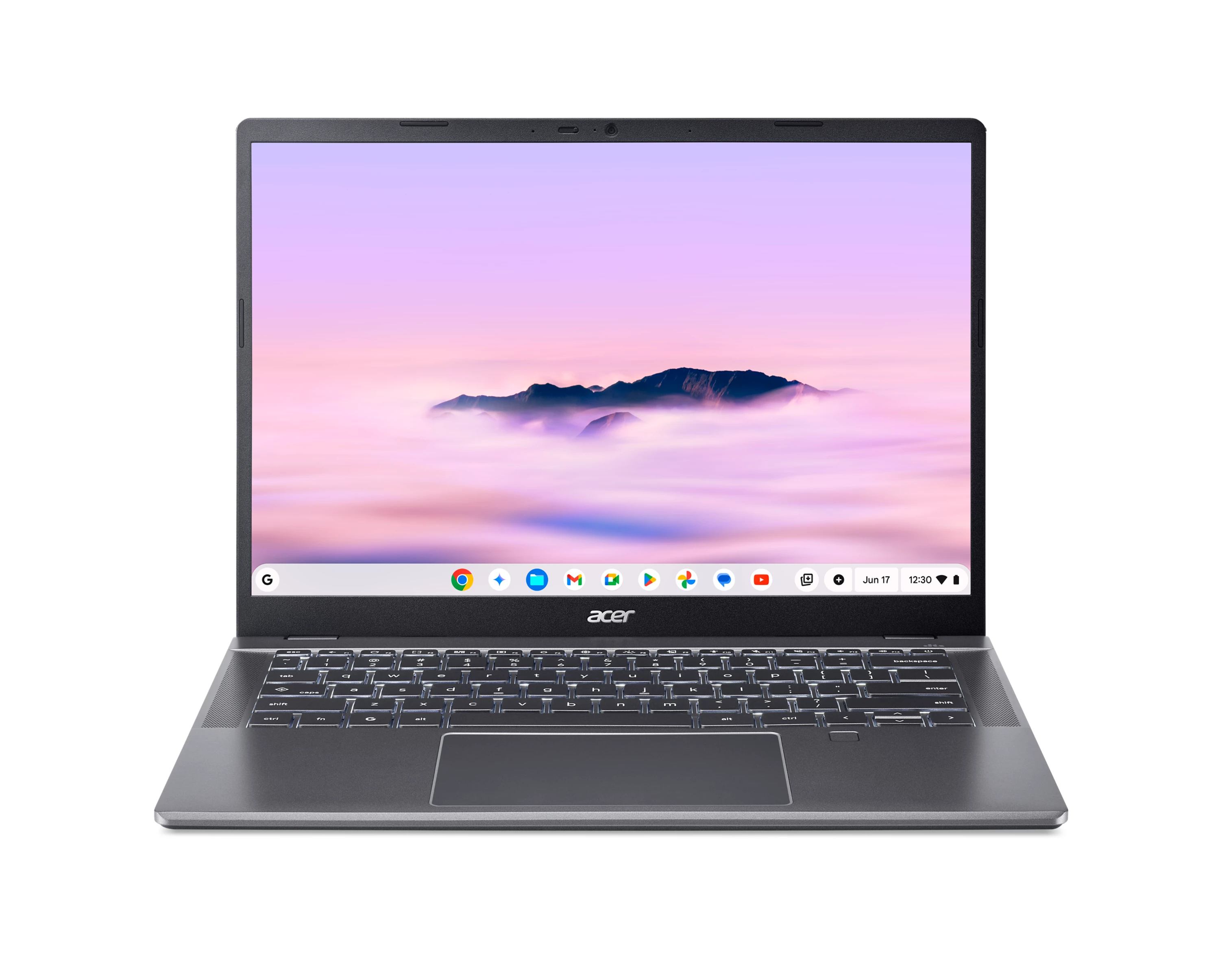Acer Chromebook Plus 514 CBE594-2-TCO-30CD Intel Core 3 100U 35.6 cm [14] WUXGA 16 GB LPDDR5x-SDRAM 256 GB SSD Wi-Fi 7 [802.11be] ChromeOS Grey (ACER CB PLUS 514 14IN WUXGA - CORE3 100U 16/256 GB CHROMEOS) - German version