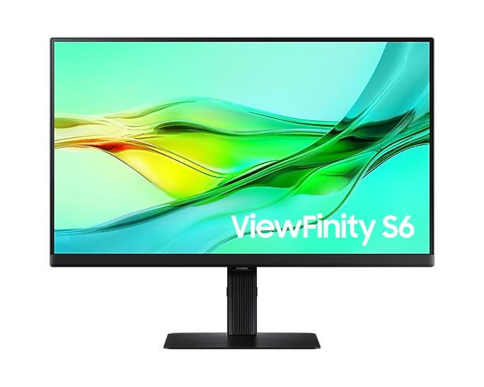 Samsung 24 S24D604 computer monitor 61 cm [24] 2560 x 1440 pixels Dual QHD Black (Samsung ViewFinity S6 S24D604UEU skærm)