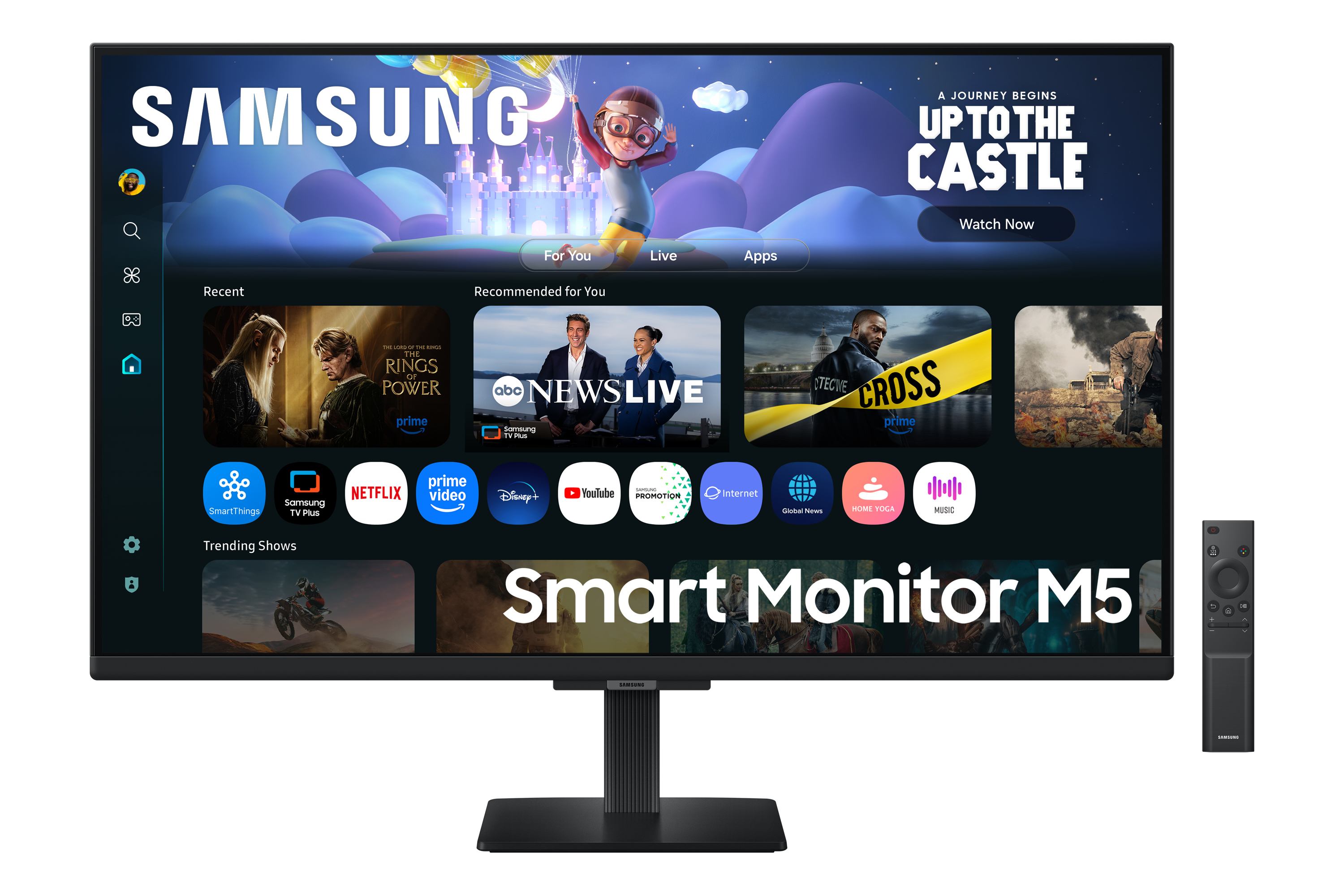 Samsung M5 M50F computer monitor 81.3 cm [32] 1920 x 1080 pixels Full HD LCD Black (SAMSUNG Smart Monitor M5 LS32FM500EUXE)