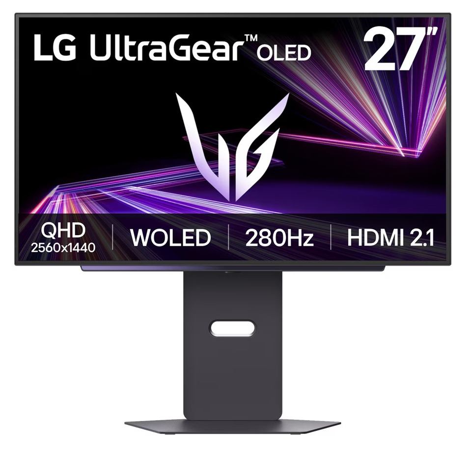 LG 27GX700A-B computer monitor 68.6 cm [27] 2560 x 1440 pixels Quad HD OLED Black (LG UltraGear 27GX700A-B 27 OLED Quad HD 280Hz 0.03ms Freesync Premium Pro Gaming Monitor)