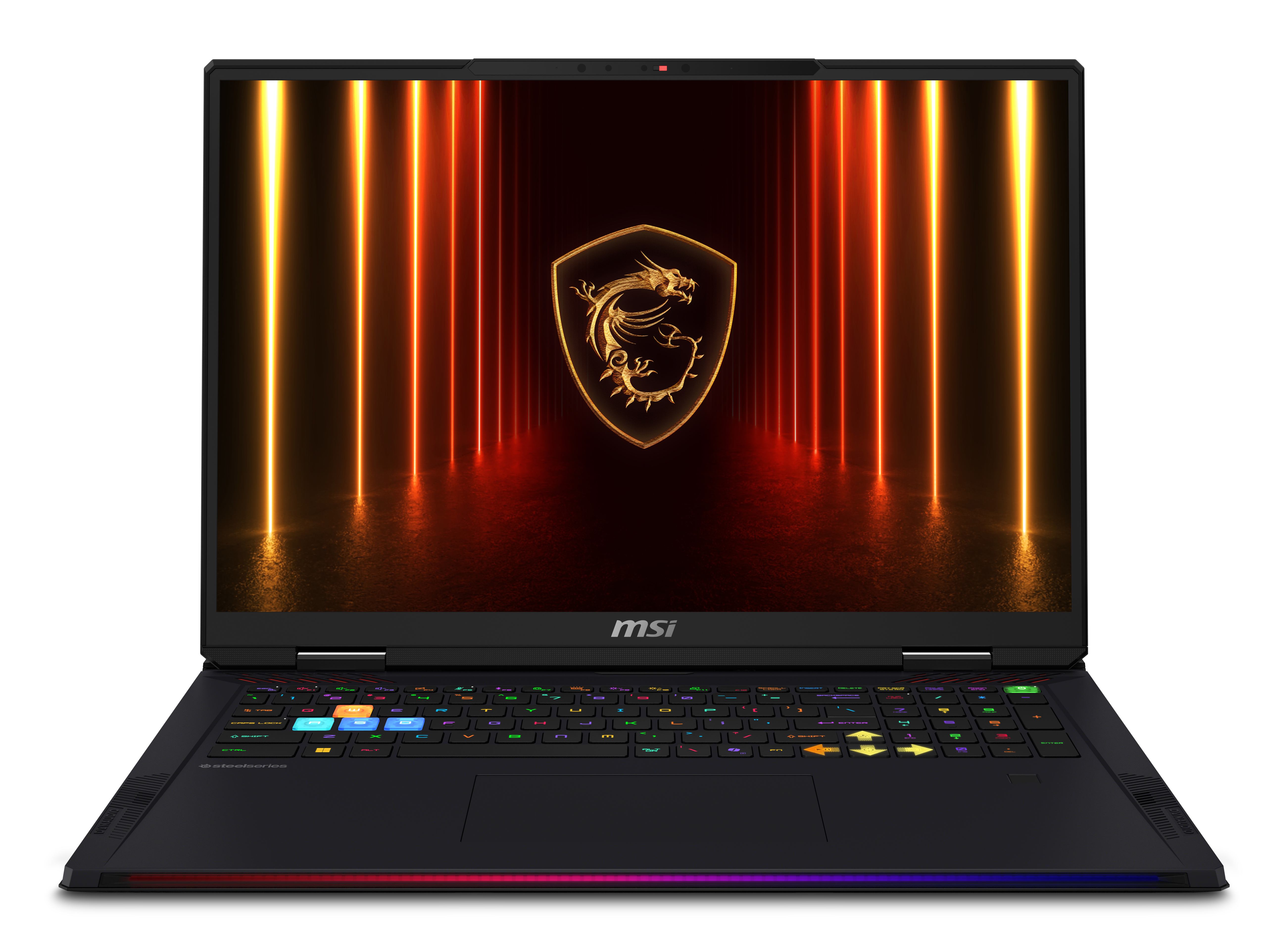MSI Raider A18 HX A9WIG-004UK AMD Ryzen™ 9 9955HX3D Laptop 45.7 cm [18] UHD+ 64 GB DDR5-SDRAM 2 TB SSD NVIDIA GeForce RTX 5080 Wi-Fi 7 [802.11be] Windows 11 Home Advanced Black (MSI Raider A18 HX A9W Raider A18 HX A9WIG-004UK 45.7 cm [18] Gaming Notebook - UHD+ - 120 Hz - AMD Ryzen 9 9955HX3D - 64 GB - 2 TB SSD - Smart Card Reader - Core Black)
