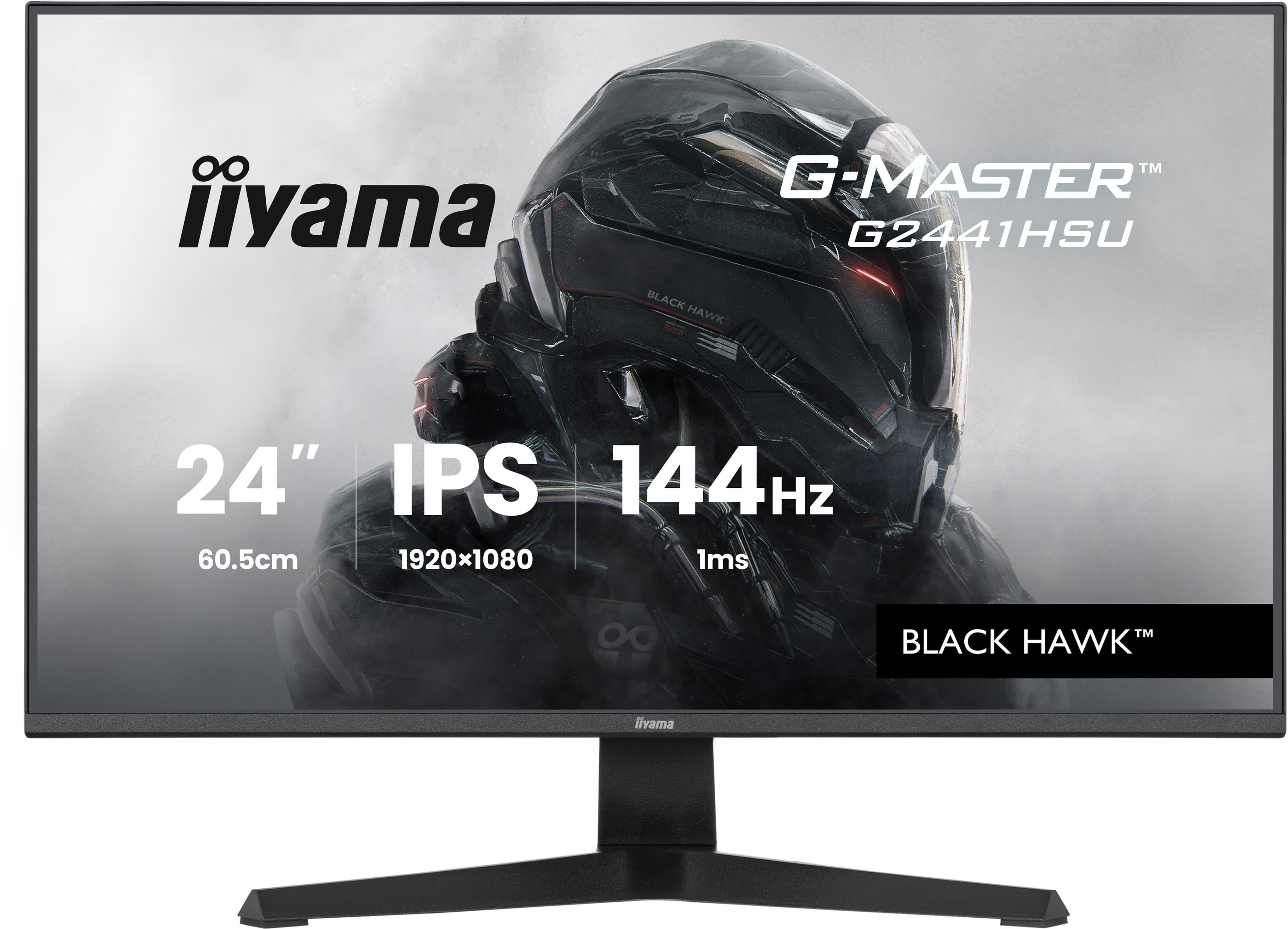 iiyama G2441HSU-B1 computer monitor 60.5 cm [23.8] 1920 x 1080 pixels Full HD LED Black (iiyama G2441HSU-B1 computer monitor 60.5 cm [23.8'] 1920 x)