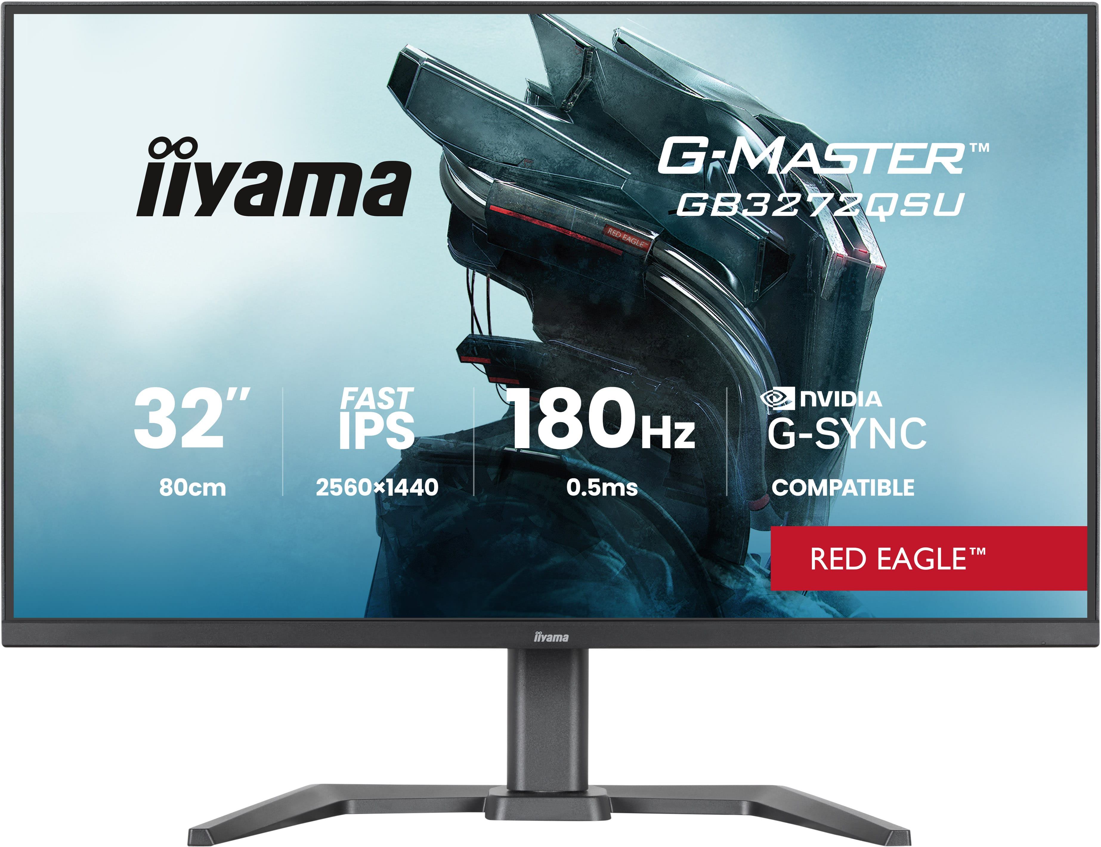 iiyama G-MASTER GB3272QSU-B1 computer monitor 80 cm [31.5] 2560 x 1440 pixels Quad HD LED Black (iiyama G-MASTER GB3272QSU-B1 computer monitor 80 cm [31.5')