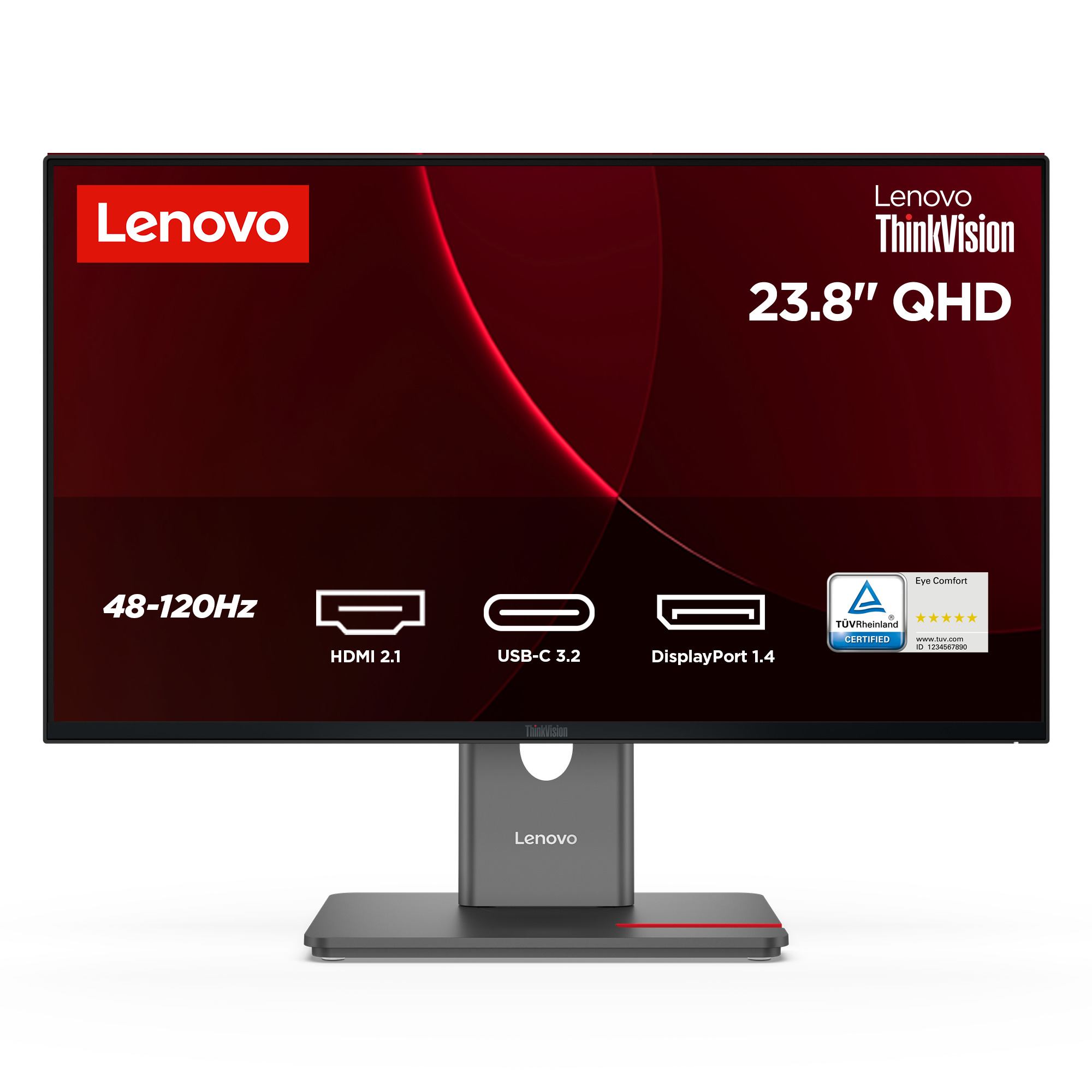 Lenovo ThinkVision P24Q-40 Monitor (THINKVISION P24Q-40 23.8IN WLED - 2560X1440 16:9 4MS 1500:1 HDMI)