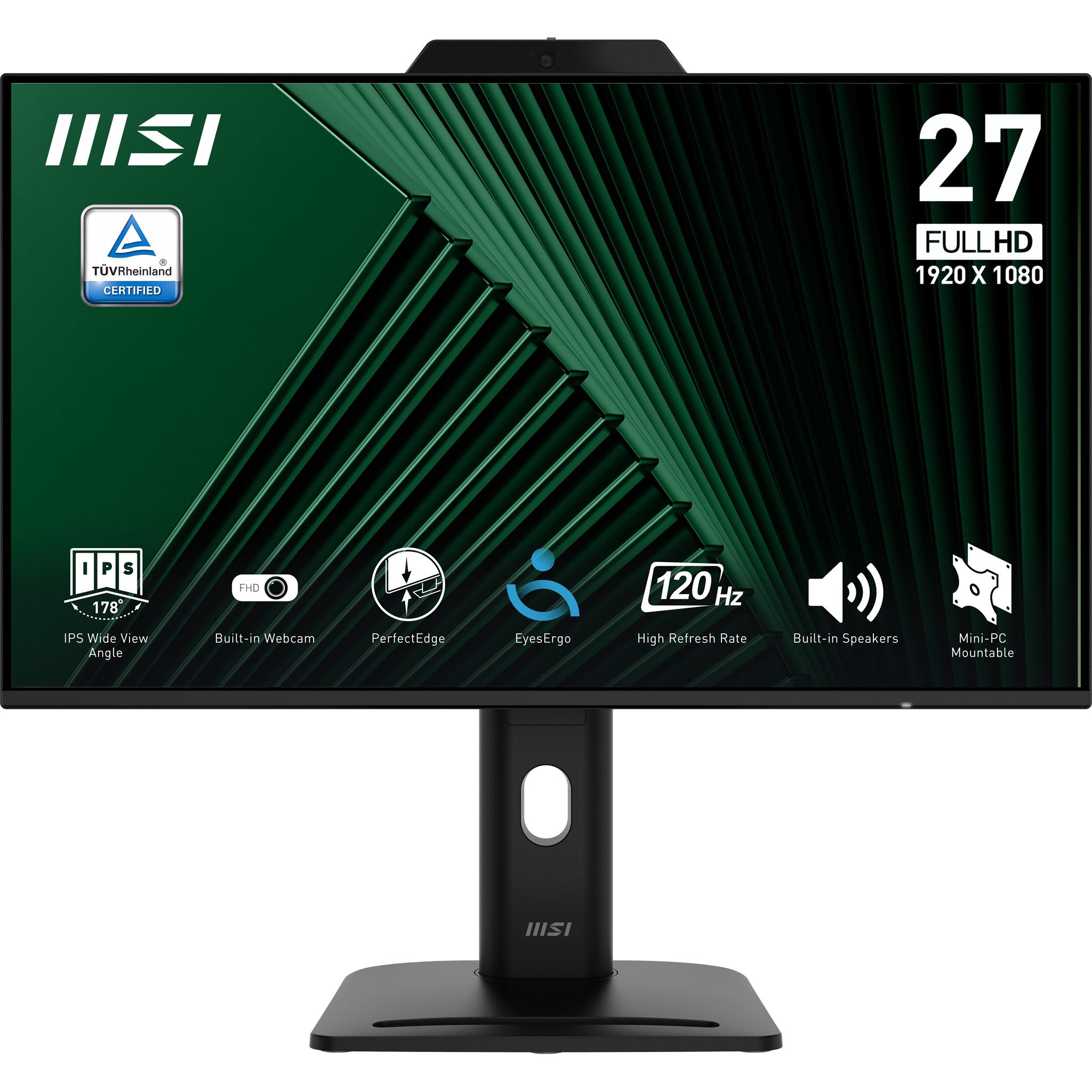 MSI PRO MP272PMG computer monitor 68.6 cm [27] 1920 x 1080 pixels Full HD LCD Black (MSI PRO MP272PMG computerskærm 68,6 cm)