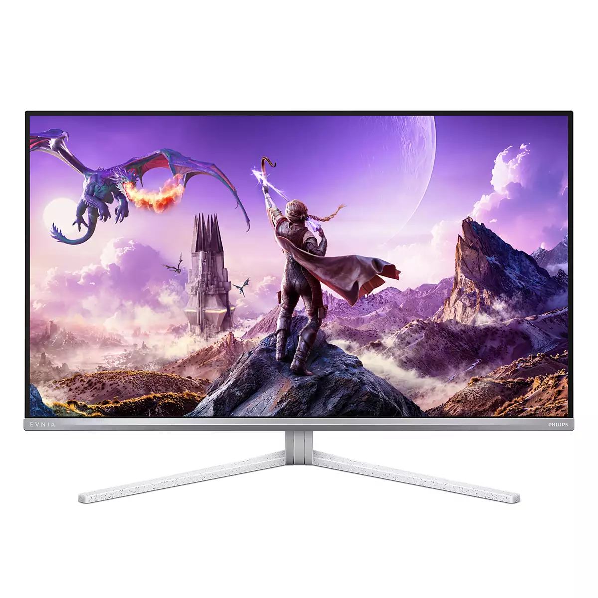 Philips Evnia 8000 32M2N8900P/00 computer monitor 80 cm [31.5] 3840 x 2160 pixels 4K Ultra HD QD-OLED White (PHILIPS 31.5 OLED MON SPK 32M2N8900P/00)