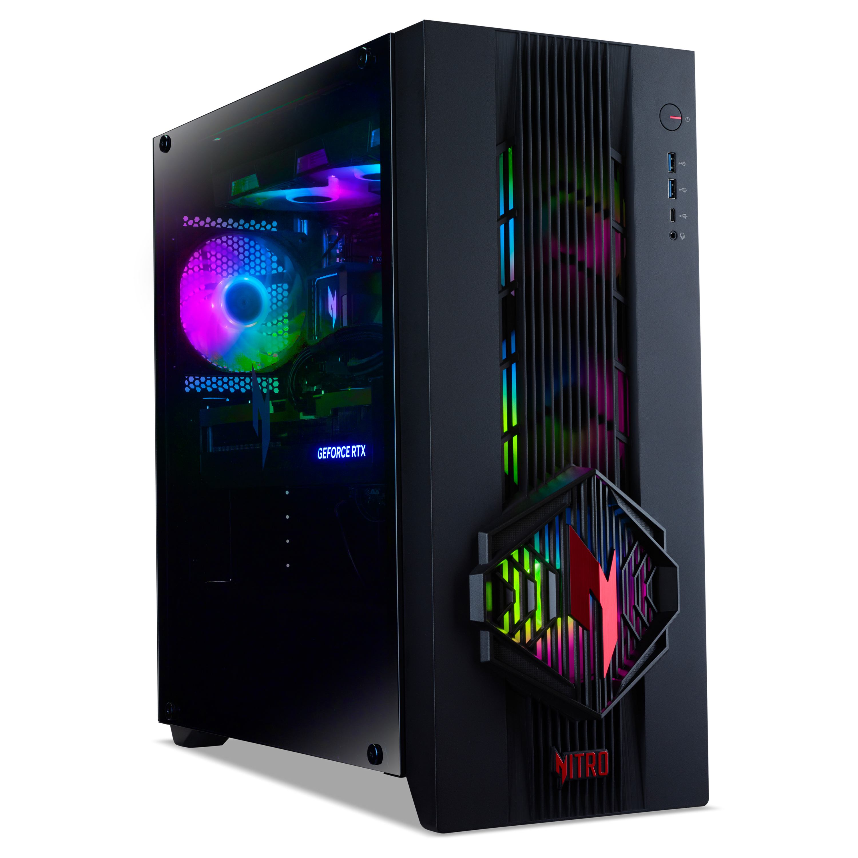 Acer NITRO 70 N70X3D-100 - AMD Ryzen 7 9800X3D CPU, RTX 5080 GPU, 32GB, 2TB SSD, Gaming Desktop (Acer Nitro 70 N70X3D-100_B850 Gaming Desktop Computer - AMD Ryzen 7 9800X3D - 32 GB - 2 TB PCI Express 4.0 SSD)