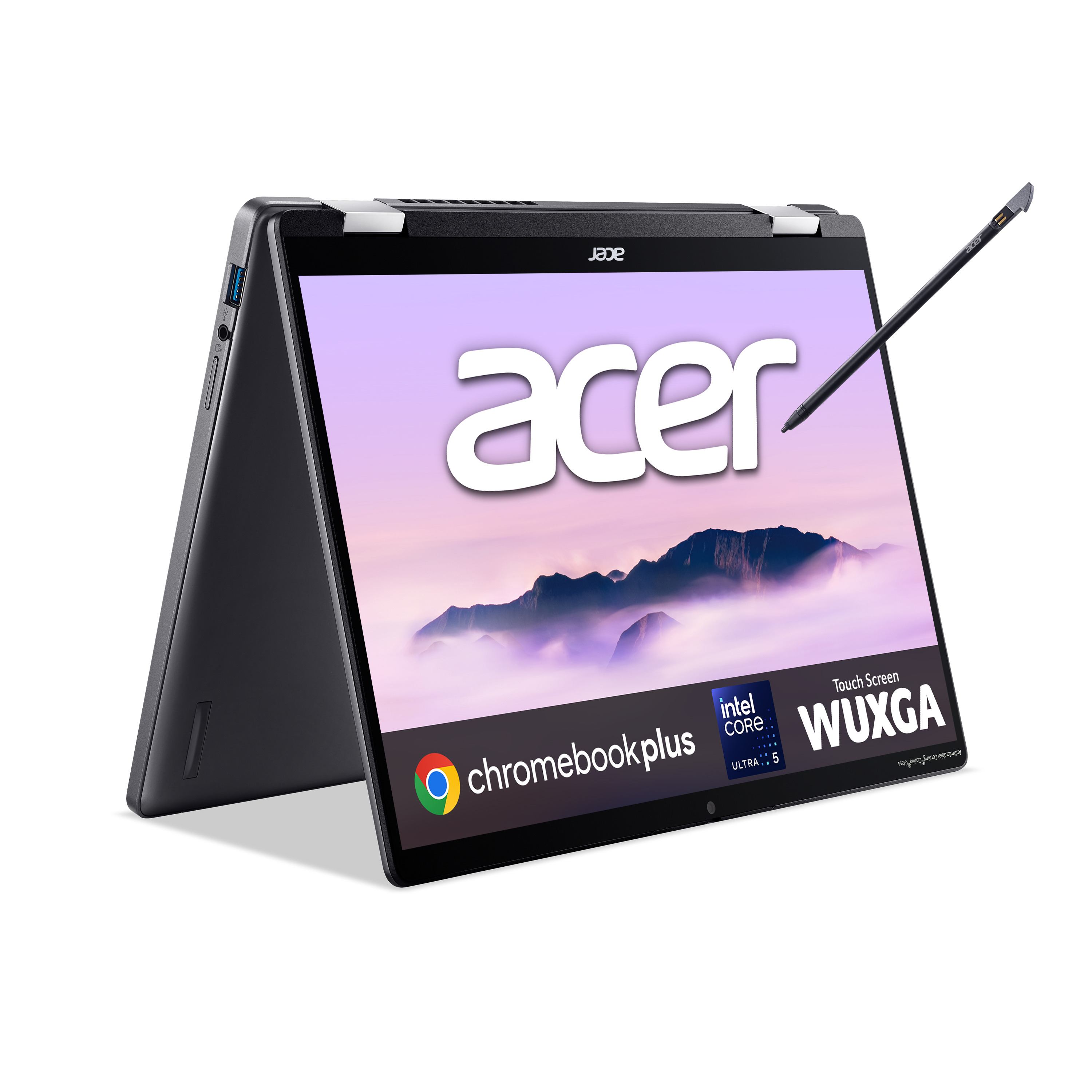 Acer Chromebook Enterprise Spin 714 Plus Spin 714 convertible [CPE794-1N] - Intel Core Ultra 5, 16GB RAM, 512GB SSD, 14 WUXGA touchscreen, Chrome OS (^ACERCBS714 CB794 U5-115U 16/512 CHR)