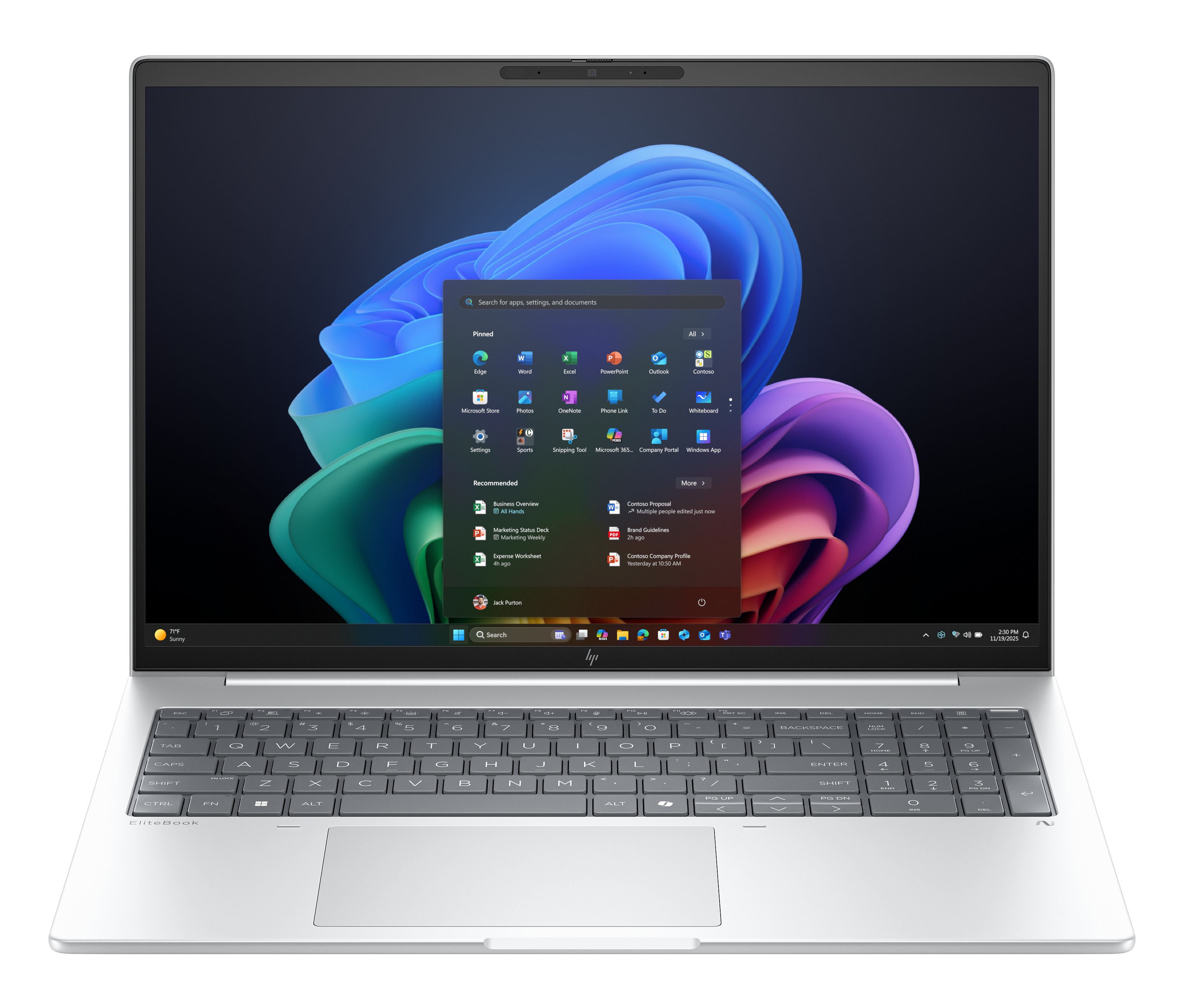 HP EliteBook 8 G1i 16 inch Notebook Next Gen AI PC Wolf Pro Security Edition Copilot+ PC Intel Core Ultra 7 256V Laptop 40.6 cm [16] WUXGA 16 GB LPDDR5x-SDRAM 512 GB SSD Wi-Fi 7 [802.11be] Windows 11 Pro Silver (HP EliteBook 8 G1i U7-256V 16GB/512SSD 16 WUXGA W11P 1YR)