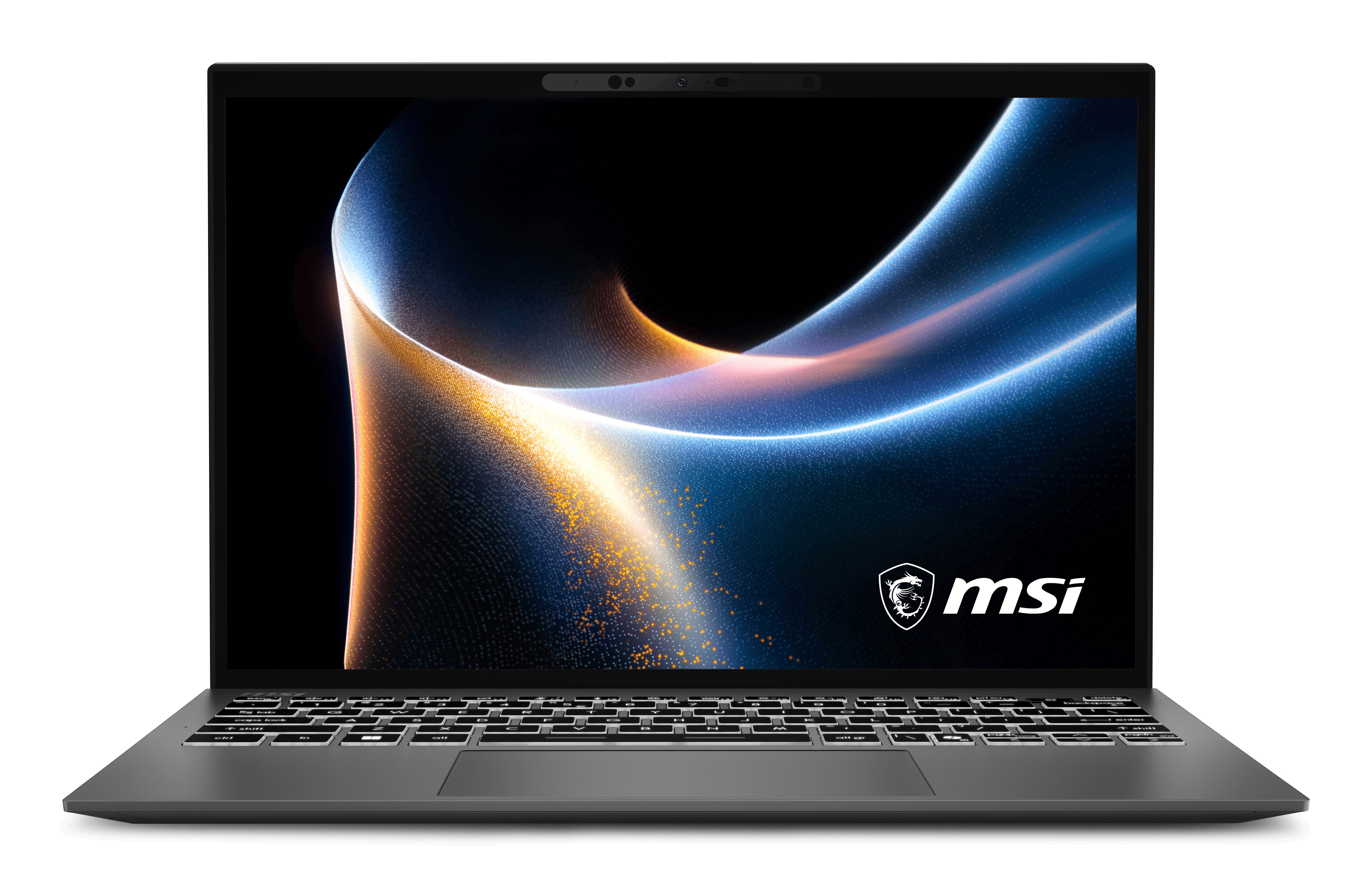 MSI Prestige 13 AI+ A3MG-027UK Intel Core Ultra 7 355 Laptop 33.8 cm [13.3] 2.8K 32 GB LPDDR5x-SDRAM 1 TB SSD Wi-Fi 7 [802.11be] Windows 11 Home Grey (Prestige 13 AI+ A3MG-027UK)