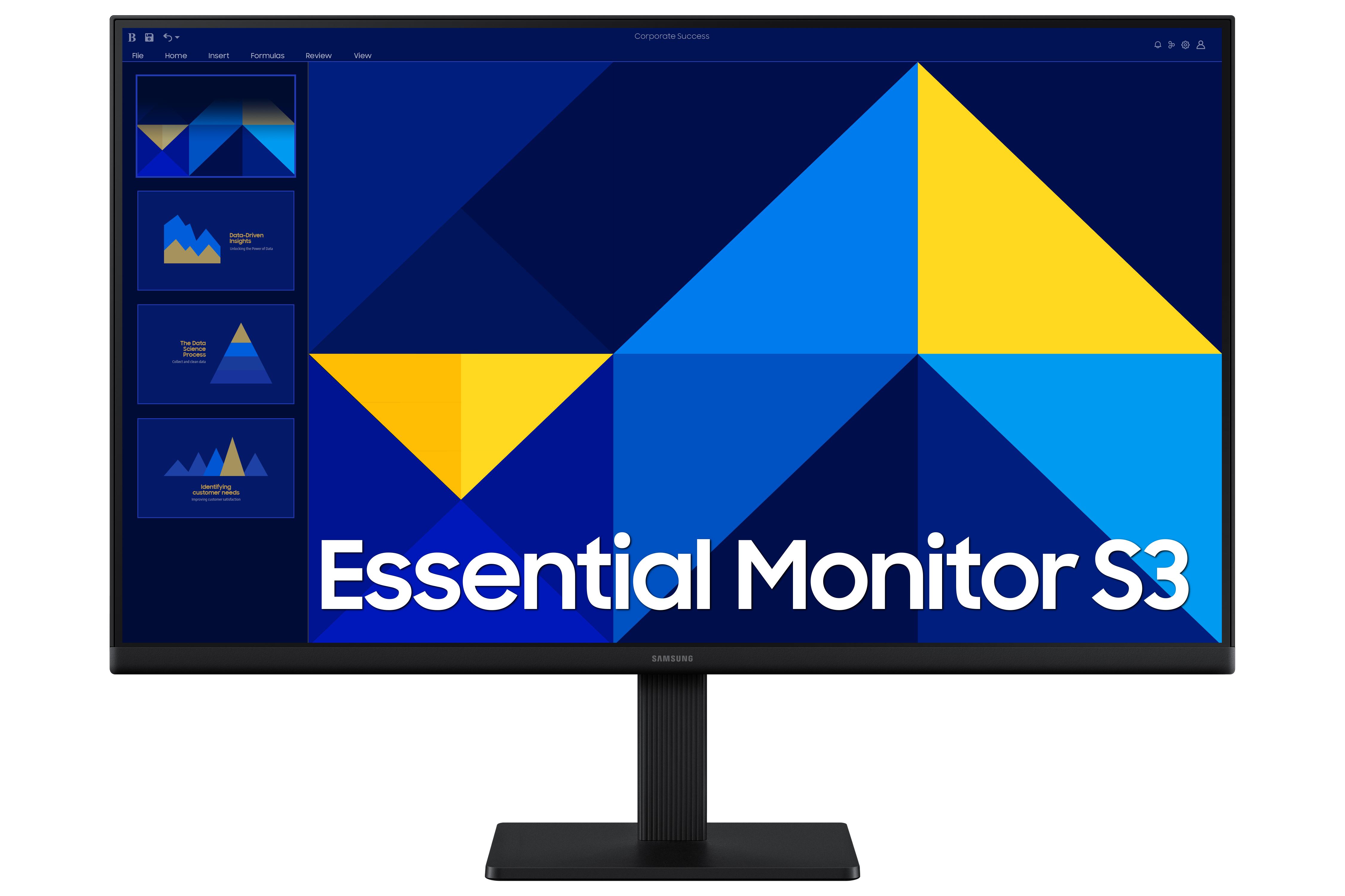 Samsung S30GD computer monitor 61 cm [24] 1920 x 1080 pixels Full HD LCD Black (S30GD, 61 cm [24], 1920 x - 1080 pixels, Full HD, LCD, 5 - ms, Black - Warranty: 12M)