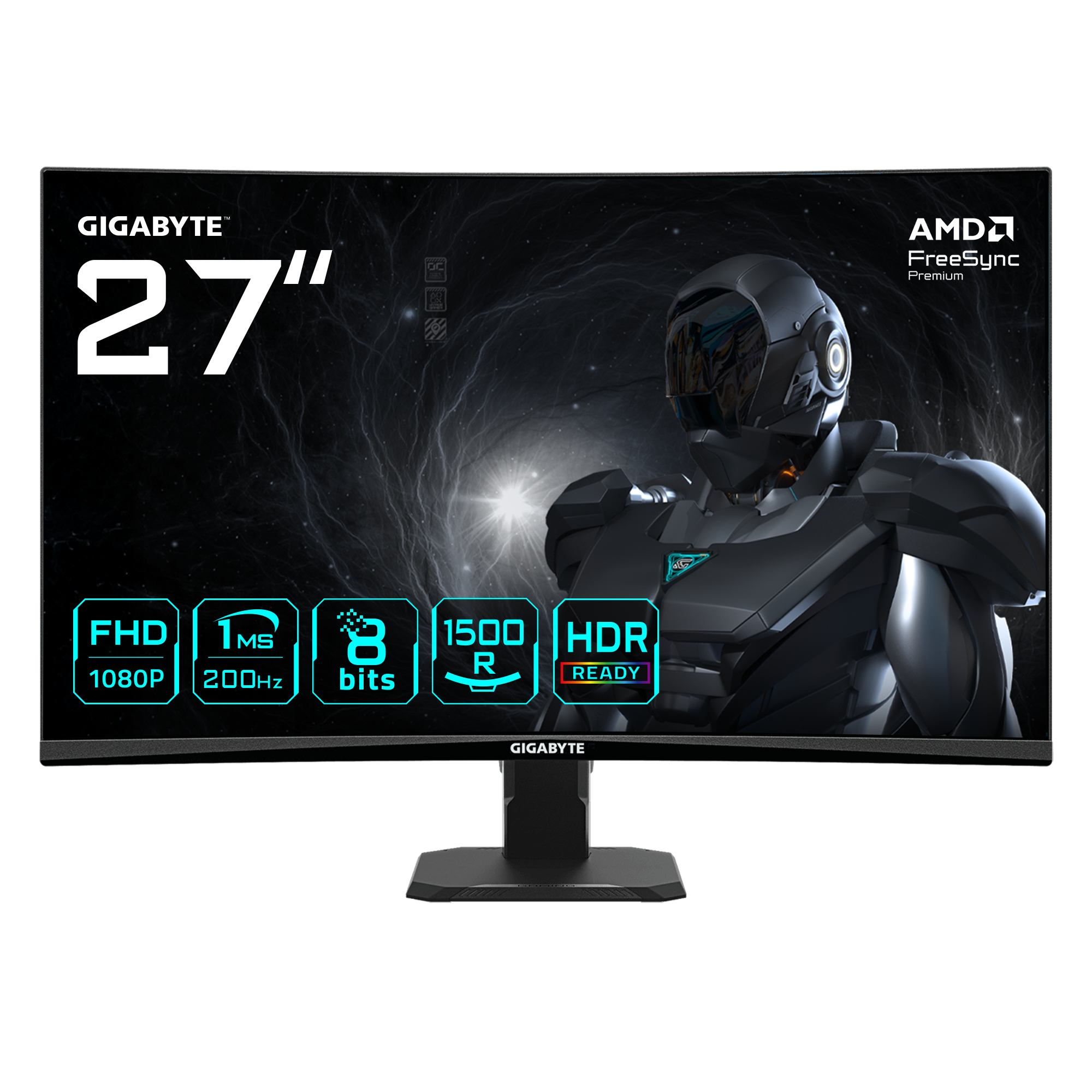 GIGABYTE GS27FCA 27 FHD Curved Gaming Monitor (GIGABYTE 27 VA MONITOR CURVED GS27FCA)