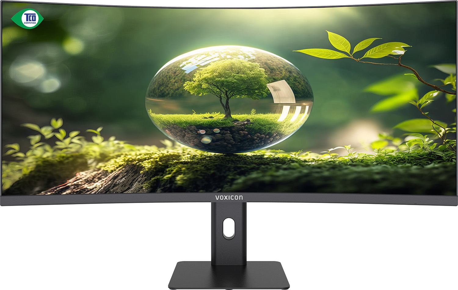 Voxicon VXD-O34QHDCET9 computer monitor 86.4 cm [34] 3440 x 1440 pixels 2K LED Black (Voxicon O34QHDCE Ergonomisk skærm TCO)