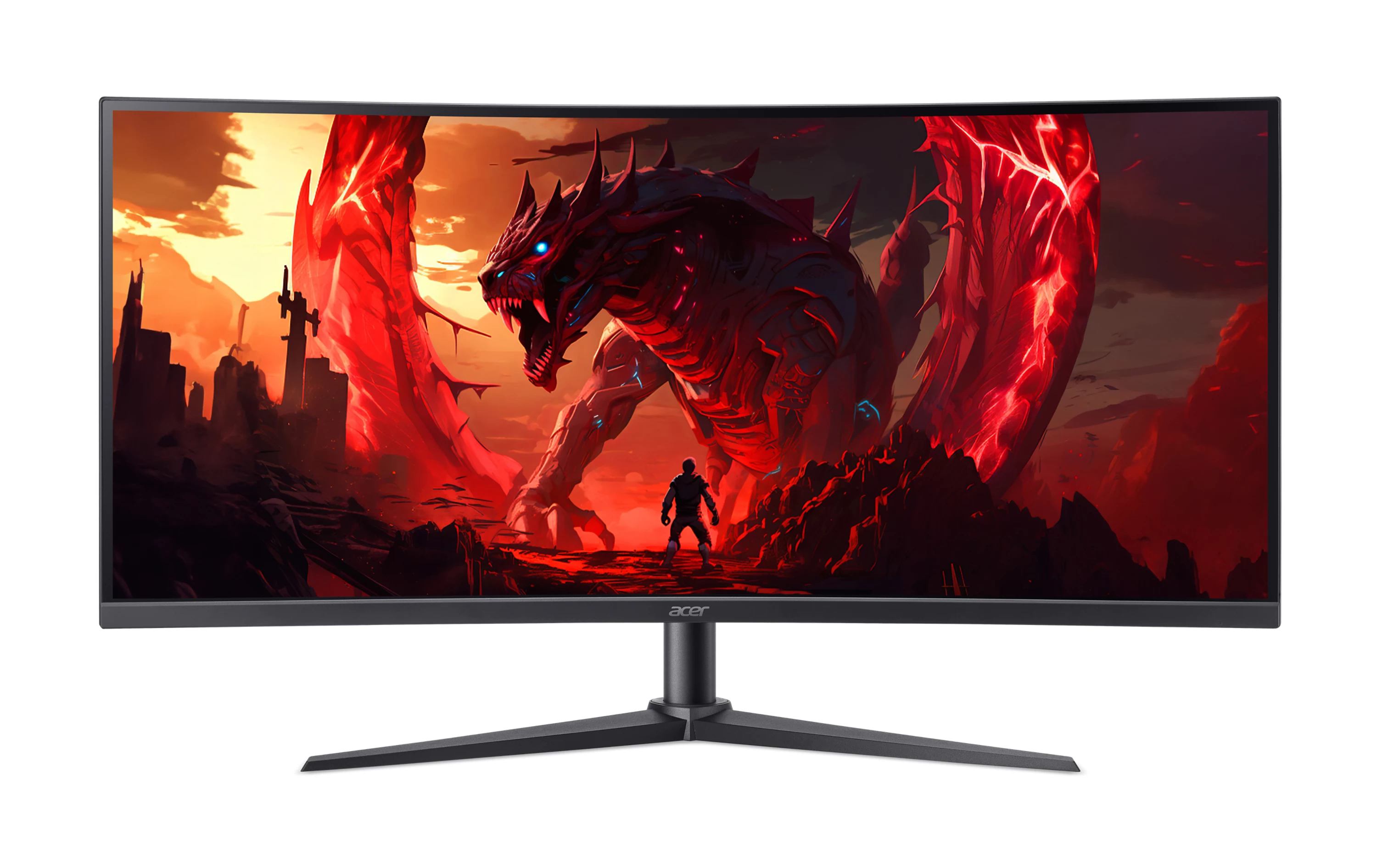 Acer NITRO XZ0 Nitro XZ340CUR X0 Widescreen Gaming LCD Monitor (Acer Nitro XZ340CURX0 34 Curved Ultrawide QHD 200Hz 1ms Freesync Premium ZeroFrame Design Height Adjustable Gaming Monitor)