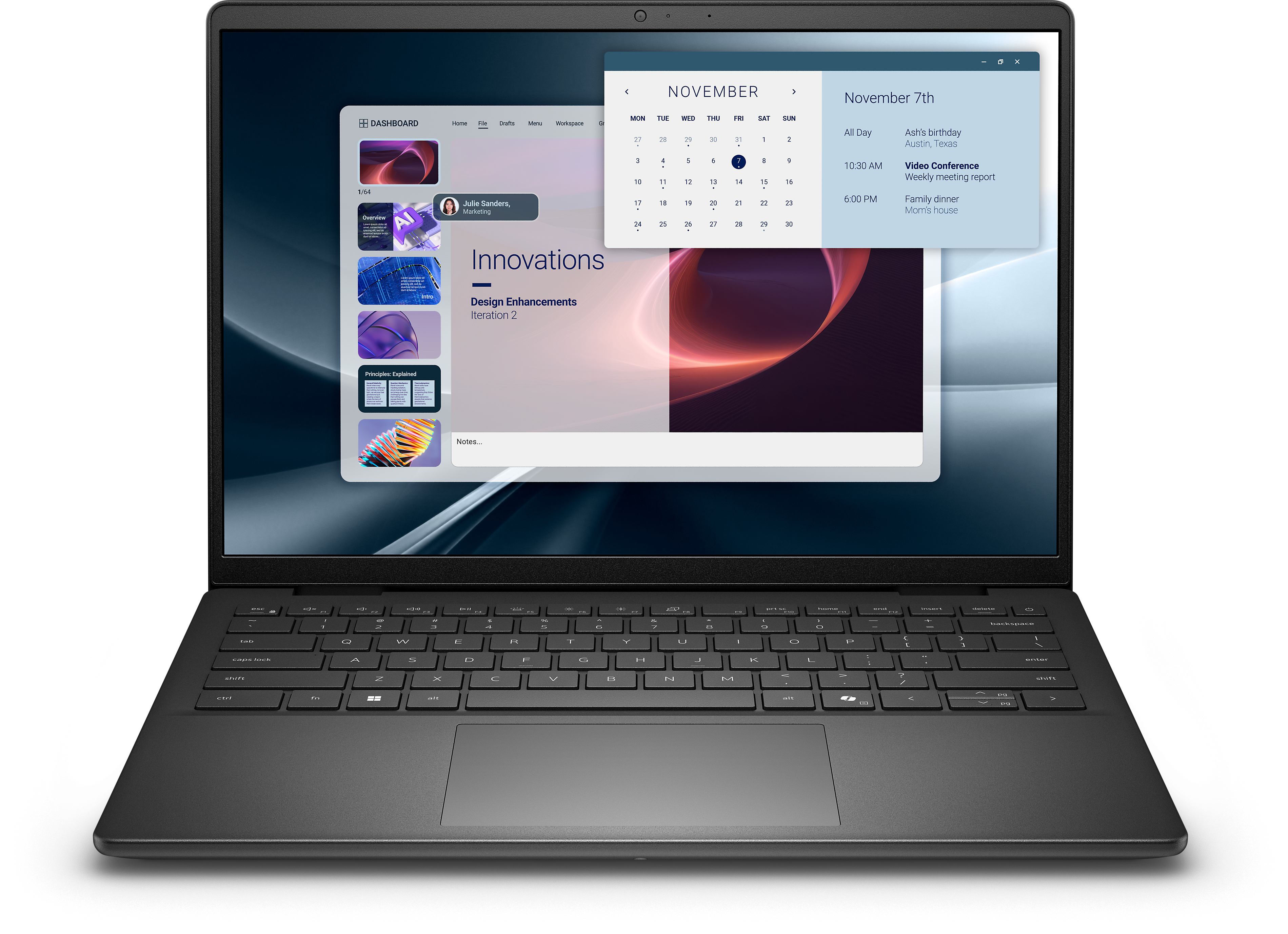 DELL Pro 14 Essential PV14255 AMD Ryzen™ 7 250 Laptop 35.6 cm [14] Full HD+ 16 GB DDR5-SDRAM 512 GB SSD Wi-Fi 6 [802.11ax] Windows 11 Pro Black UK English (DELL PV14255 R7-25016G/512G W11P NPC)