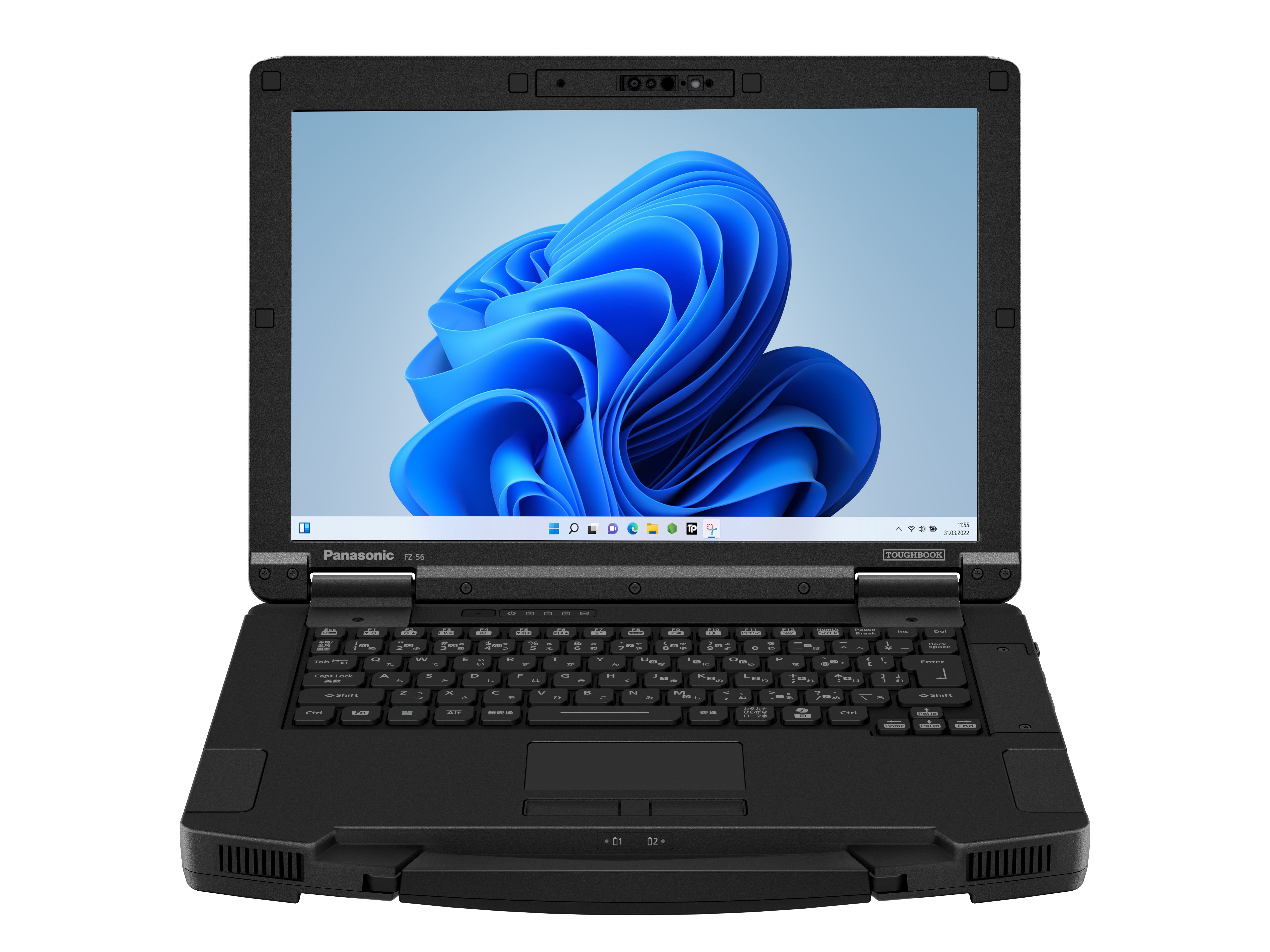 Panasonic Toughbook 56 mk1 Intel Core Ultra 5 235H Laptop 35.6 cm [14] Touchscreen WUXGA 16 GB DDR5-SDRAM 512 GB SSD Wi-Fi 7 [802.11be] Windows 11 Pro Black, Grey (Toughbook 56)