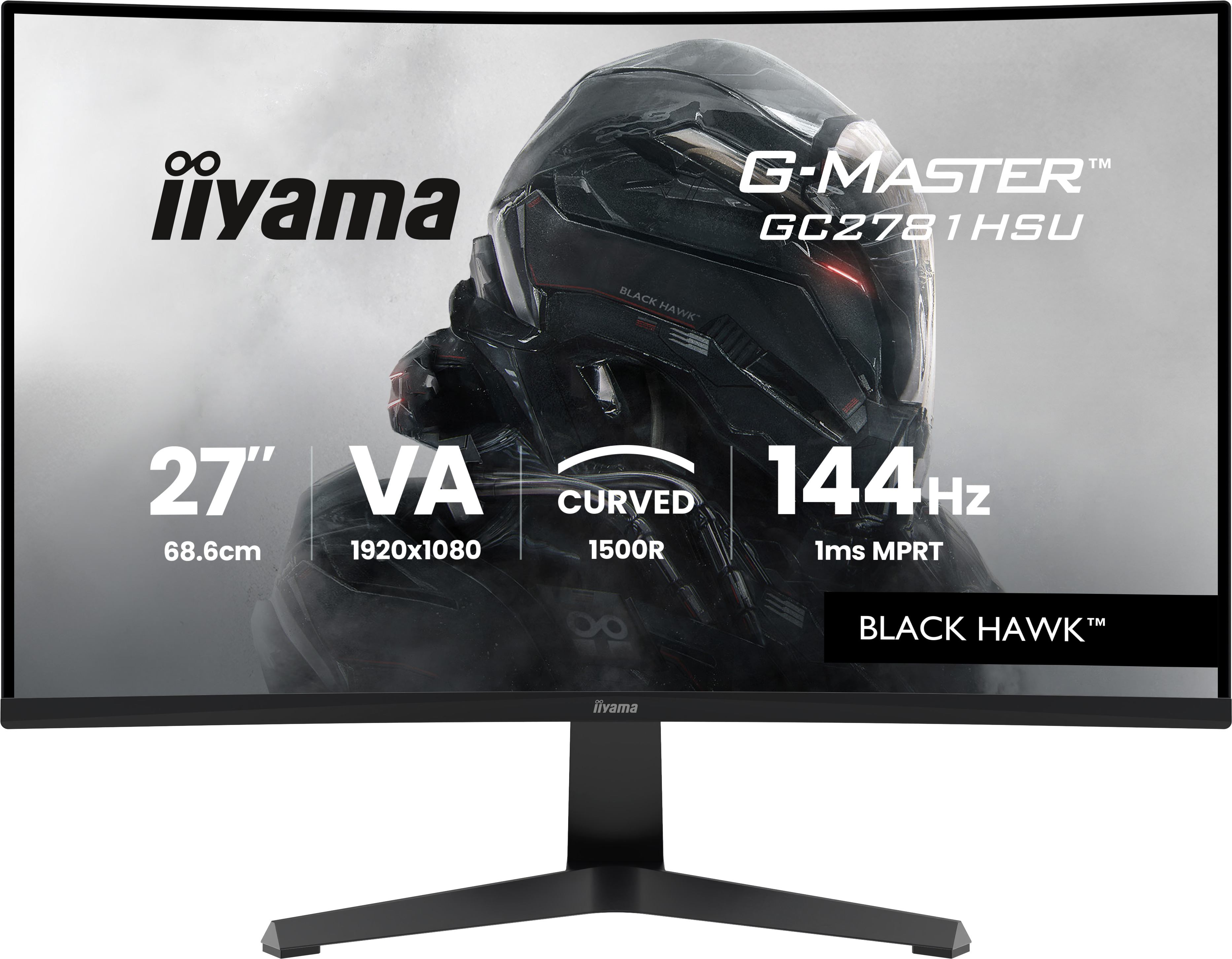 iiyama G-MASTER GC2781HSU-B1 computer monitor 68.6 cm [27] 1920 x 1080 pixels Full HD LCD Black (iiyama G-MASTER GC2781HSU-B1 27' 144H computer monitor 68.)
