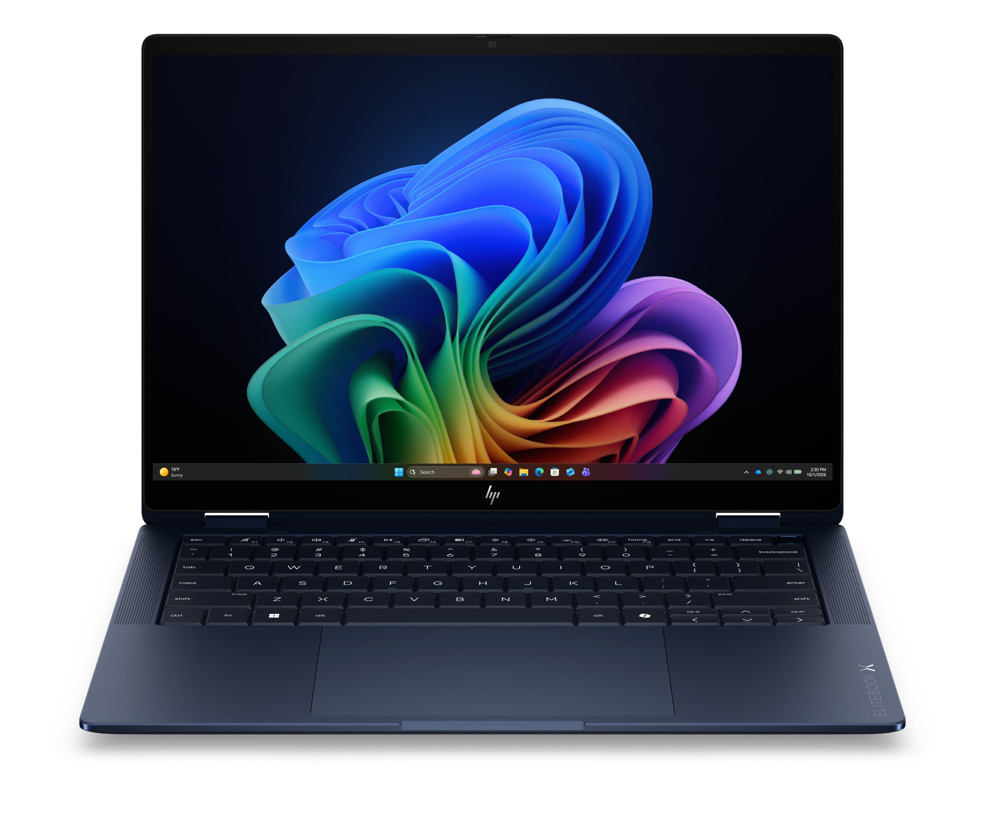 HP EBXFlG2i14AI U7 366H 14 32GB/512 PC Copilot+ PC Intel Core Ultra 7 Hybrid [2-in-1] 35.6 cm [14] Touchscreen WUXGA LPDDR5x-SDRAM 512 GB SSD Wi-Fi 7 [802.11be] Windows 11 Pro Blue (HP EliteBook X Flip G2i U7-366H 32GB/512SSD 14 Touch OLED Sureview W11P 1YR)