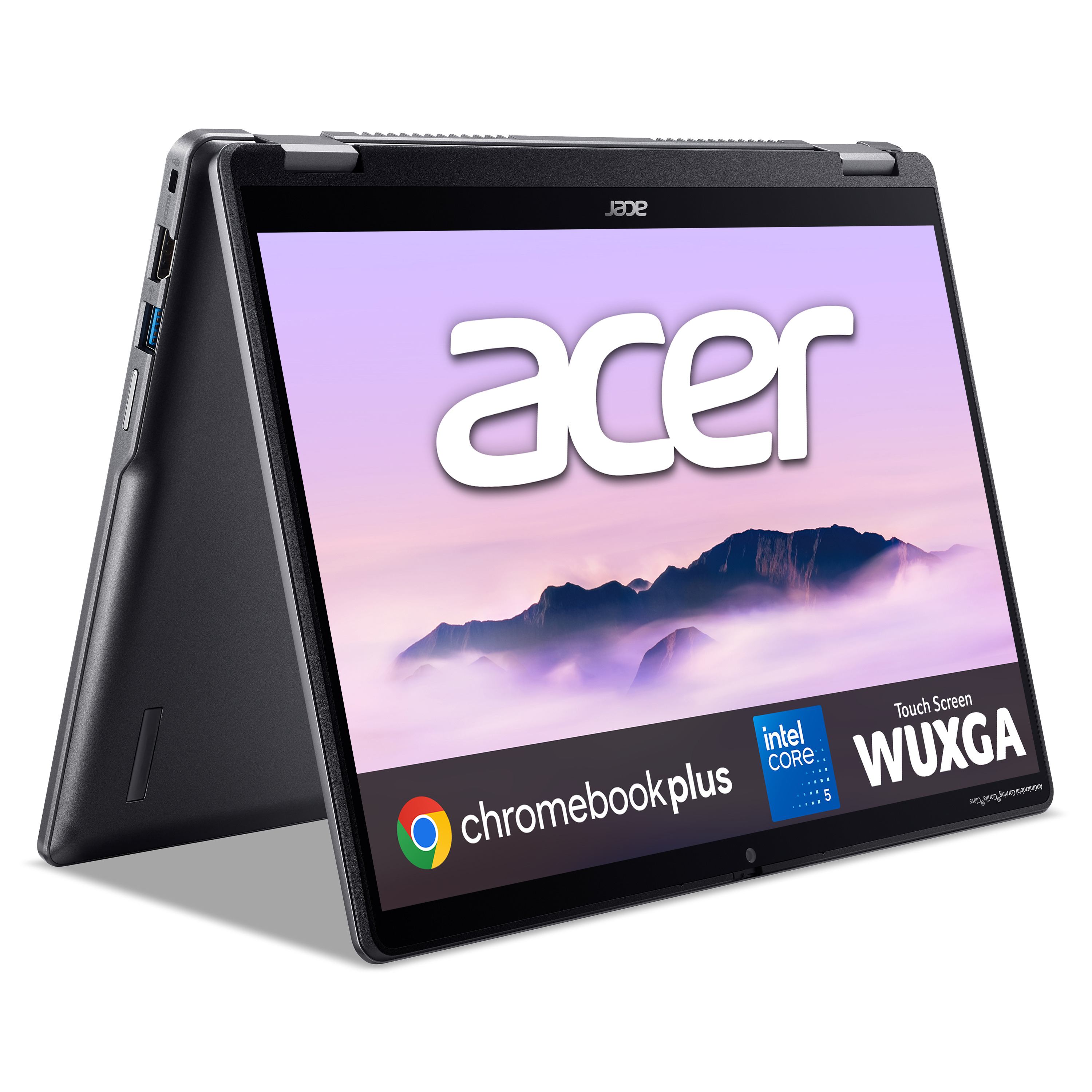 Acer Chromebook Enterprise 514 Plus Spin 514 convertible [CPE594-1N] - Intel Core 5, 8GB RAM, 256GB SSD, 14 WUXGA touchscreen, Chrome OS (ACER CB514SPN I5-120U 8/256 TCH CHR)