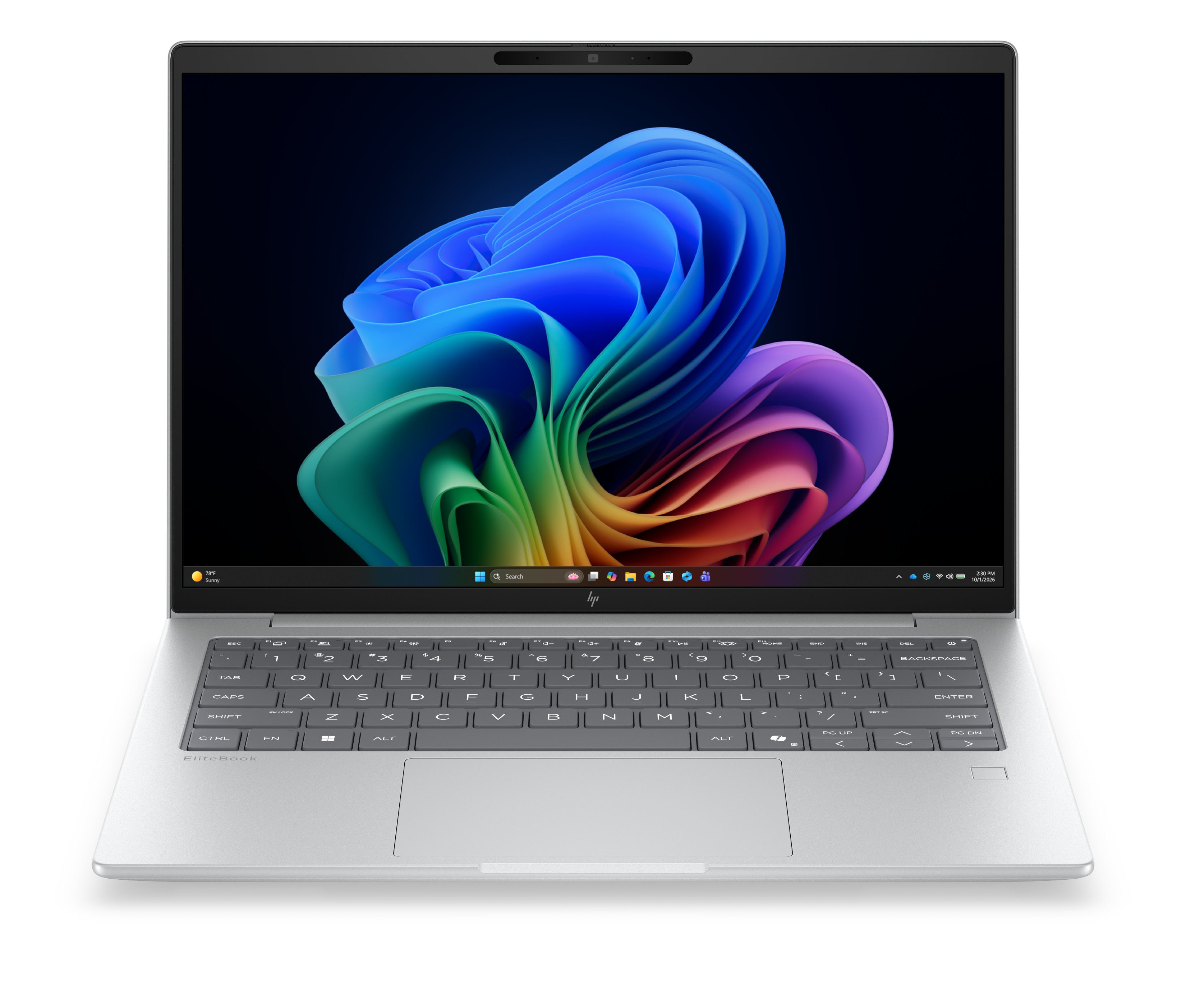HP EliteBook 6 G2q 14 Next Gen AI Copilot+ PC Snapdragon X2P-64-100 Laptop 35.6 cm [14] WUXGA 32 GB LPDDR5x-SDRAM 512 GB SSD Wi-Fi 7 [802.11be] Windows 11 Pro Silver (HP EB6 G2Q 14 X2P6410 32/512 W11P)