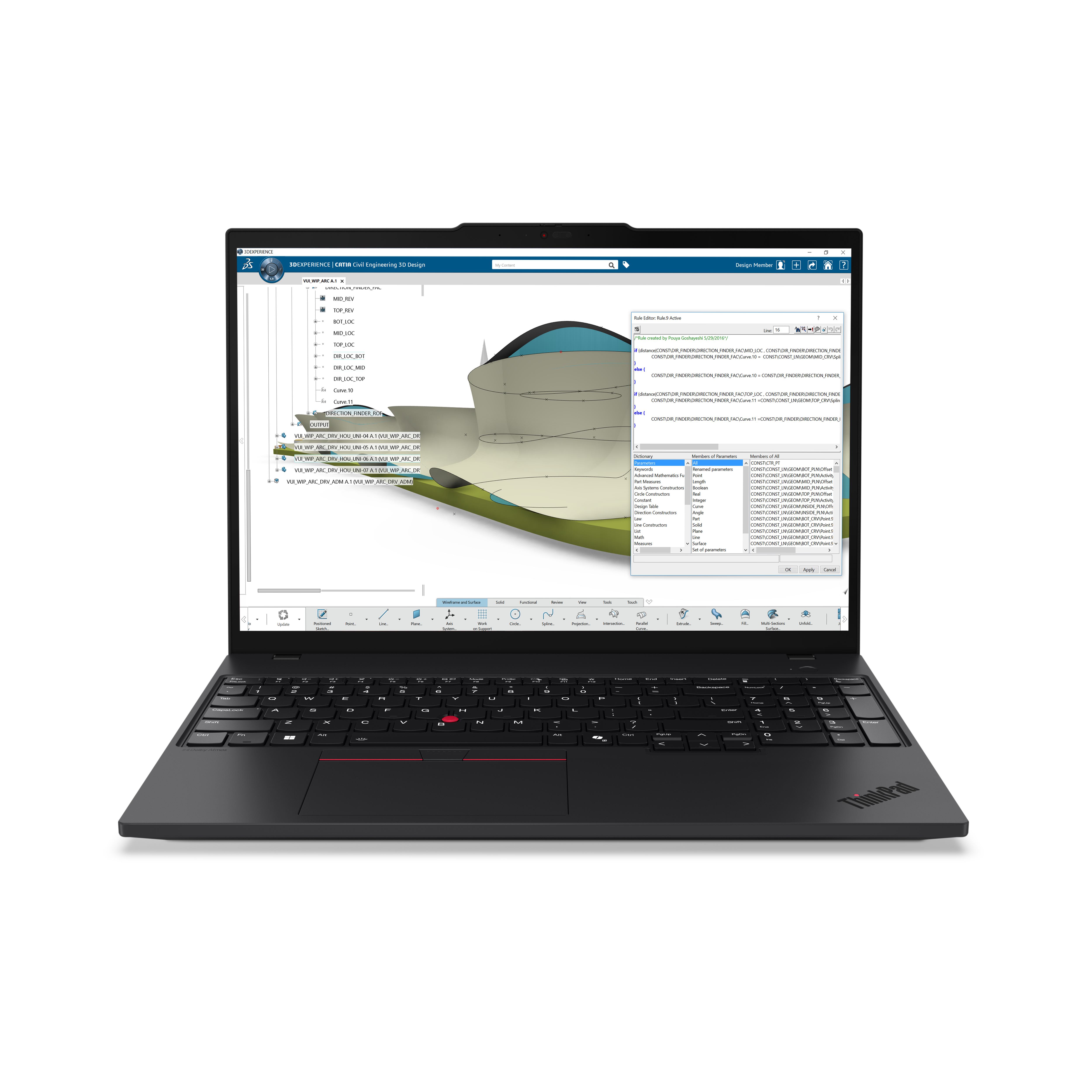 Lenovo ThinkPad P16s Gen 4 [AMD] Copilot+ PC AMD Ryzen™ AI 7 350 Mobile workstation 40.6 cm [16] WUXGA 48 GB DDR5-SDRAM 512 GB SSD Wi-Fi 7 [802.11be] Windows 11 Pro Black German (TP P16S G4 AI R7P-350 48GB - 512GB SSD 16.0 FHD+ W11P) - German version