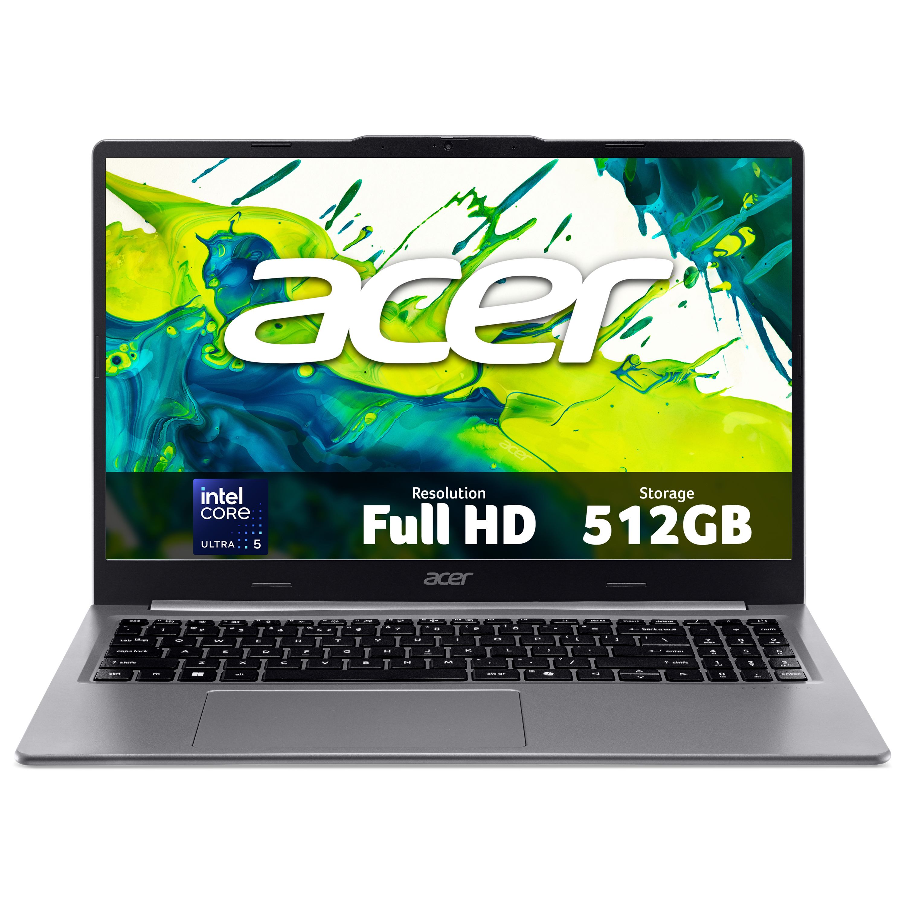 Acer Extensa 15 15 laptop [EXO15-71] - Intel Core Ultra 5, 16GB RAM, 512GB SSD, 15.6 Full HD display, Windows 11 (ACER EXO15-71 U5-125H 16/512 W11P)