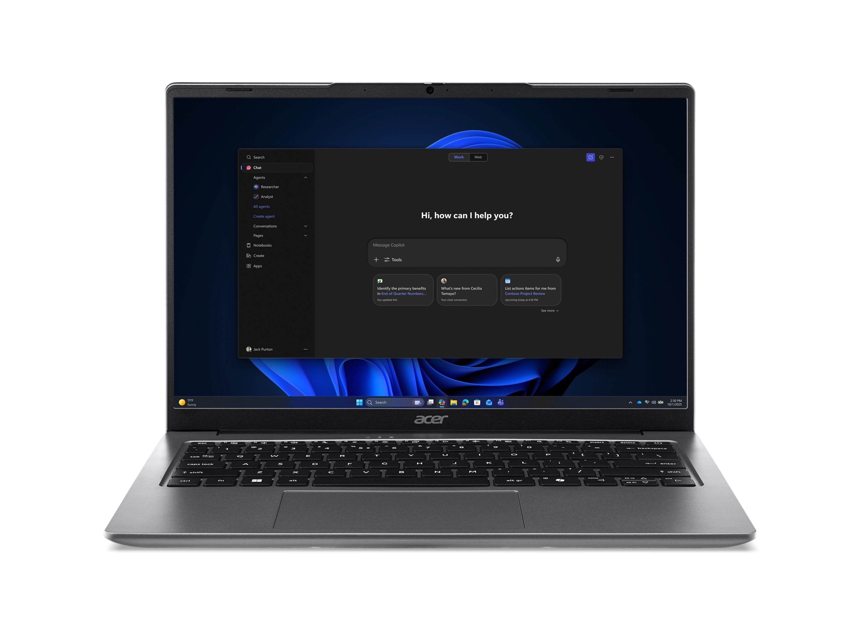 Acer Extensa 14 laptop [EXO14-72] - Intel Core Ultra 5, 8GB RAM, 512GB SSD,  WUXGA display, Windows 11 (Acer Extensa 14 EXO14-72 - Intel Core Ultra 5 - 125H / up to 4.5 GHz - Win 11 Pro - Intel Arc Graphics - 8 GB RAM - 512 GB SSD NVMe - 14 IPS 1920 x 1200 - Gigabit Ethernet - Wi-Fi 6 - lunar grey - kbd: UK)