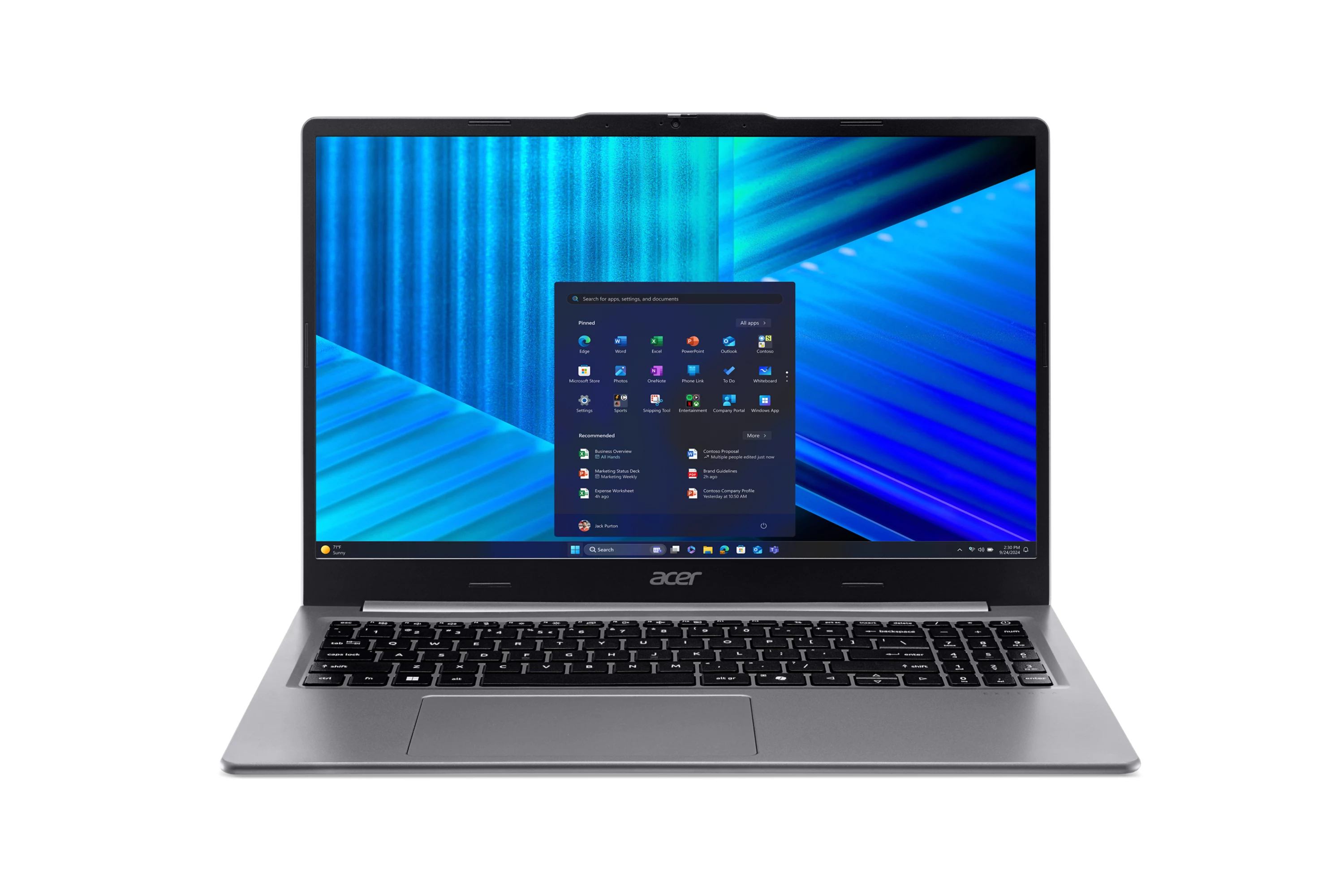 Acer Extensa 15 15 laptop [EXO15-71] - Intel Core Ultra 5, 8GB RAM, 512GB SSD, 15.6 Full HD display, Windows 11 (Acer Extensa 15 EXO15-71 - Intel Core Ultra 5 - 125H / up to 4.5 GHz - Win 11 Pro - Intel Arc Graphics - 8 GB RAM - 512 GB SSD NVMe - 15.6 1920 x 1080 [Full HD] - Gigabit Ethernet - Wi-Fi 6 - lunar grey - kbd: UK)