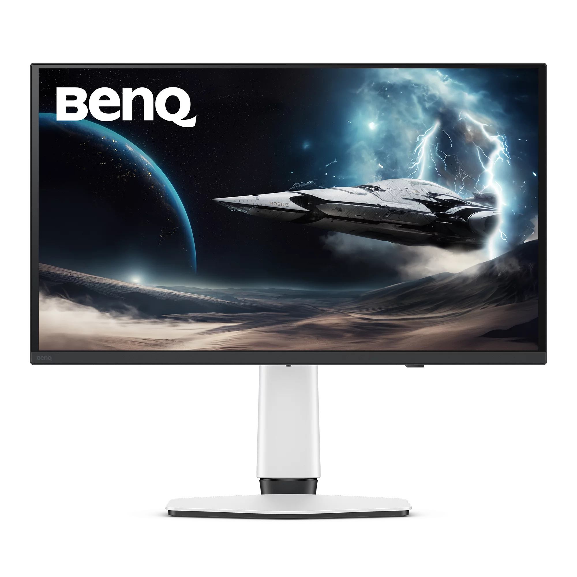 BenQ EX271QZ computer monitor 67.3 cm [26.5] 2560 x 1440 pixels 2K OLED White (BenQ Mobiuz EX271QZ 27 OLED Quad HD 500Hz 0.03ms Freesync Premium Pro Gaming monitor)